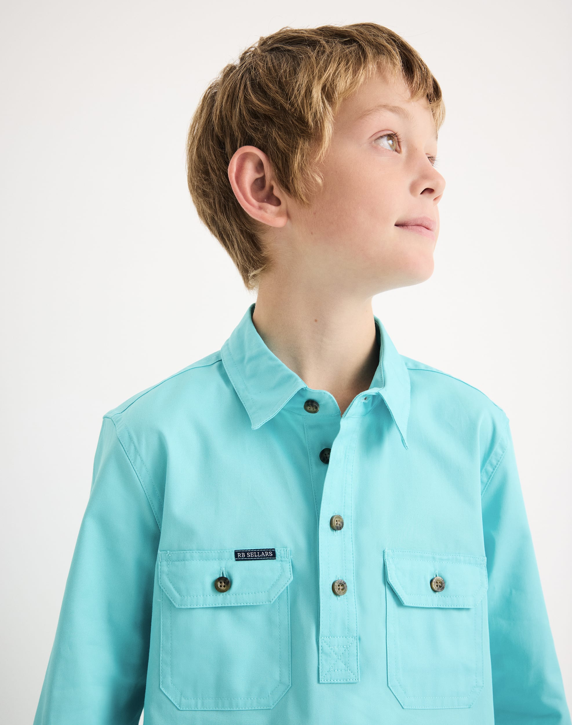 Burton Junior Workshirt - Light Weight - Australian Cotton