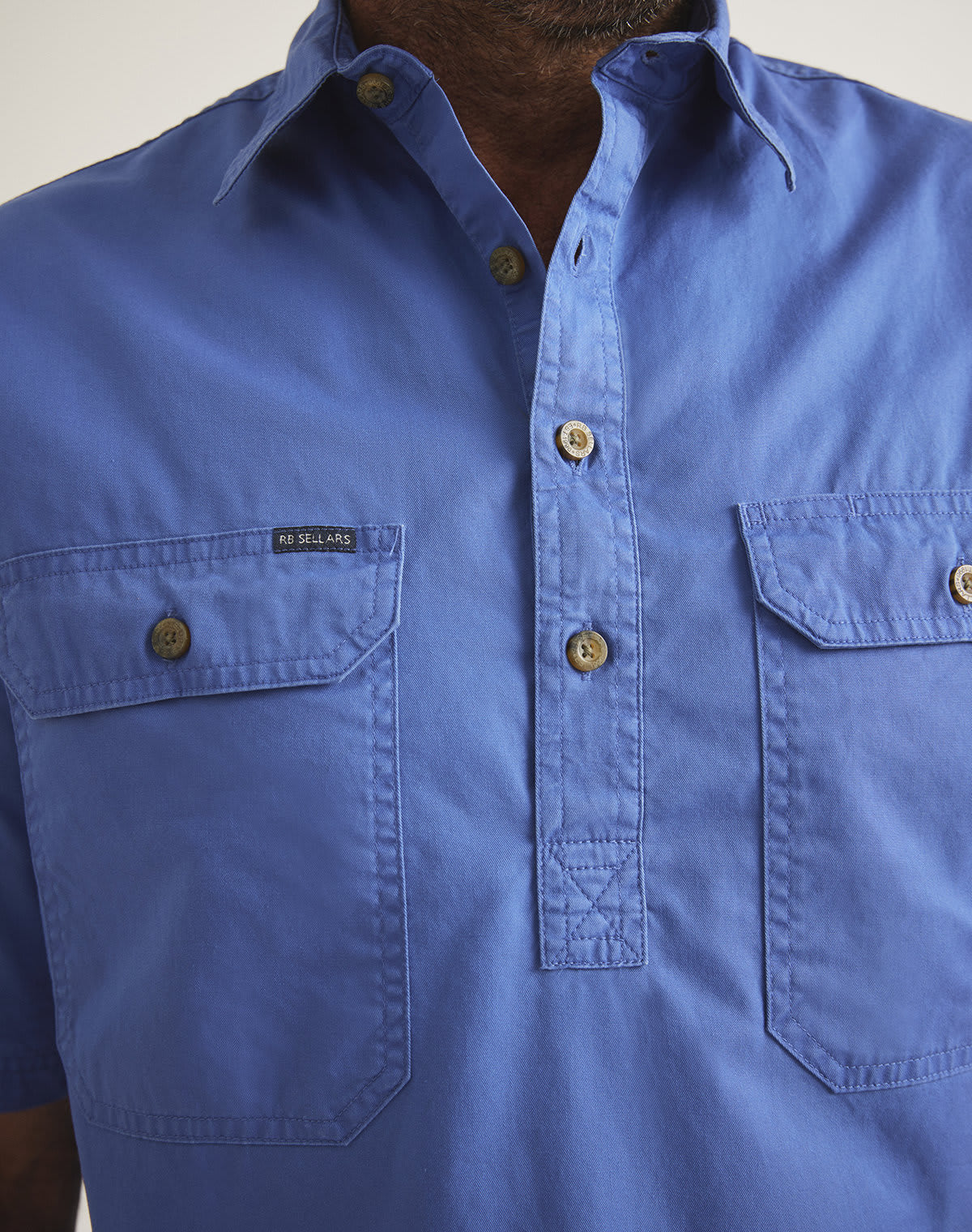 Burton Workshirt - Half Button Short Sleeve Mid Weight - Ltd