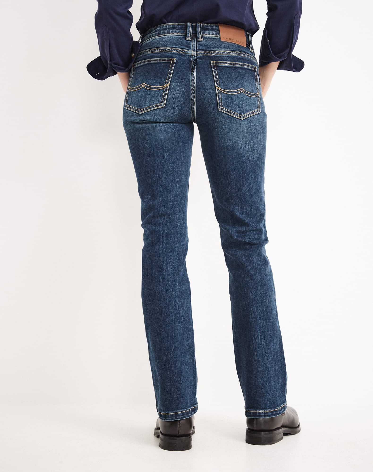 Rachel Work Jean - Low Rise Bootcut 34 Inleg