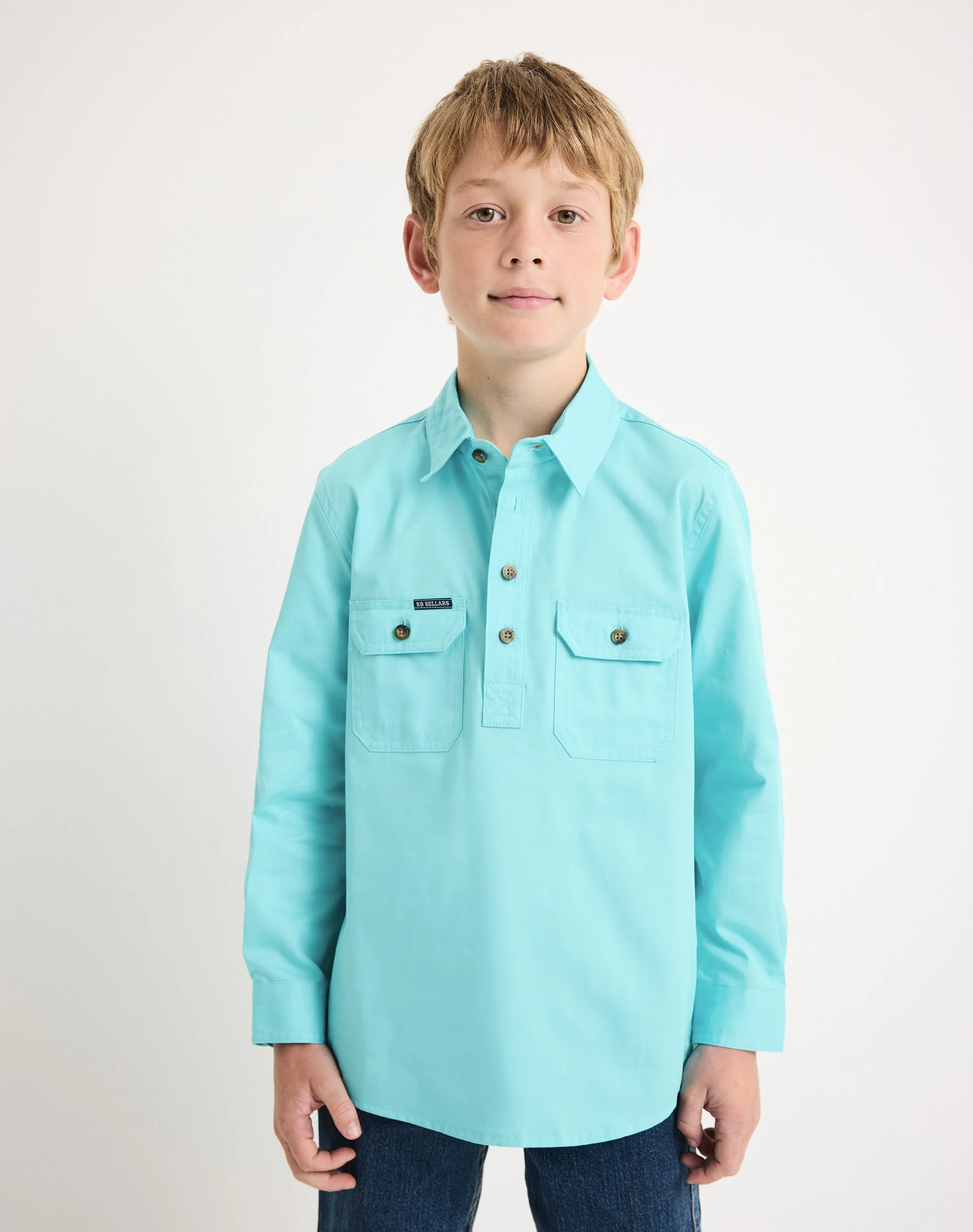 Burton Junior Workshirt - Light Weight - Australian Cotton