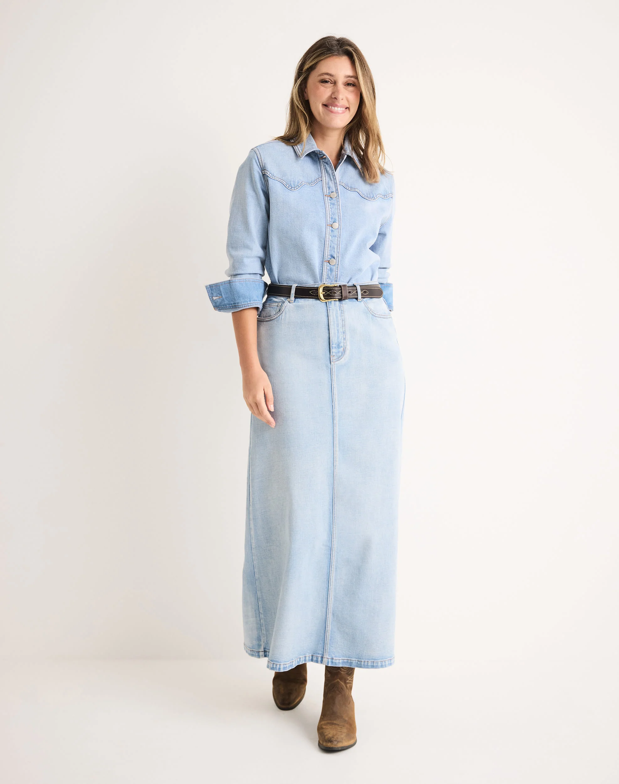 Georgie Denim Skirt