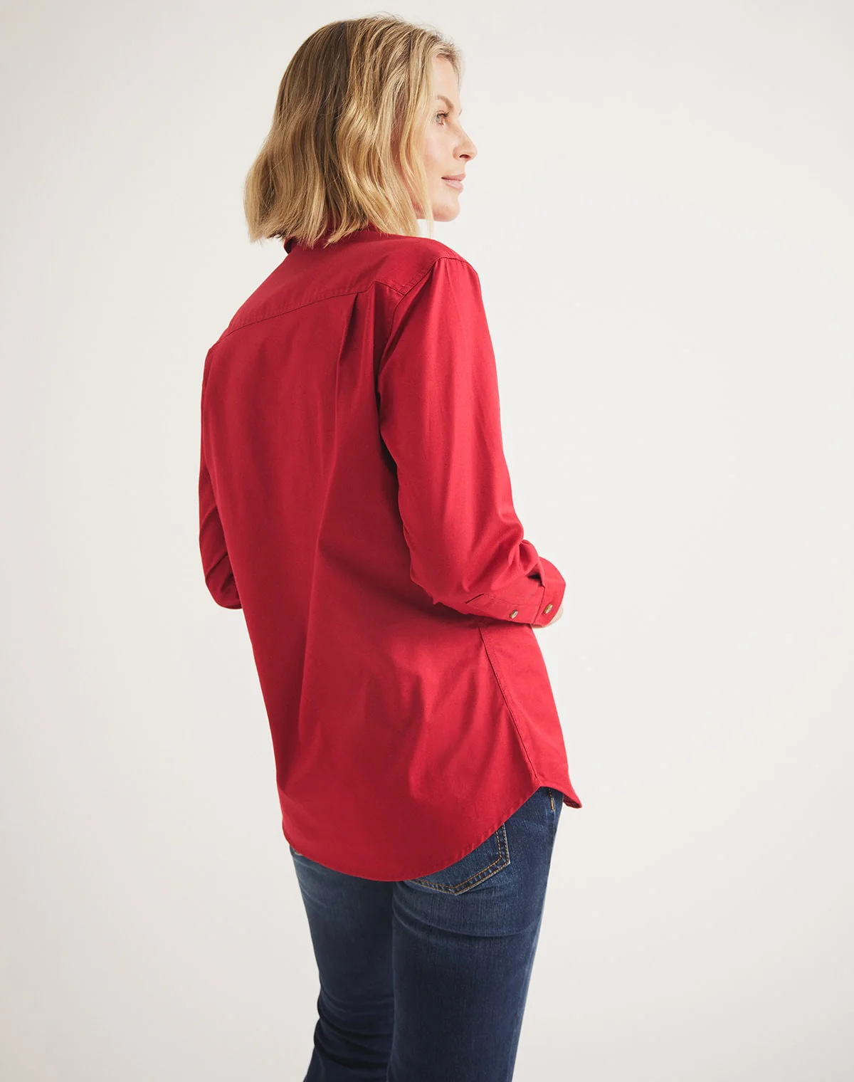 Sandy Workshirt - Half Button Long Sleeve Light Weight