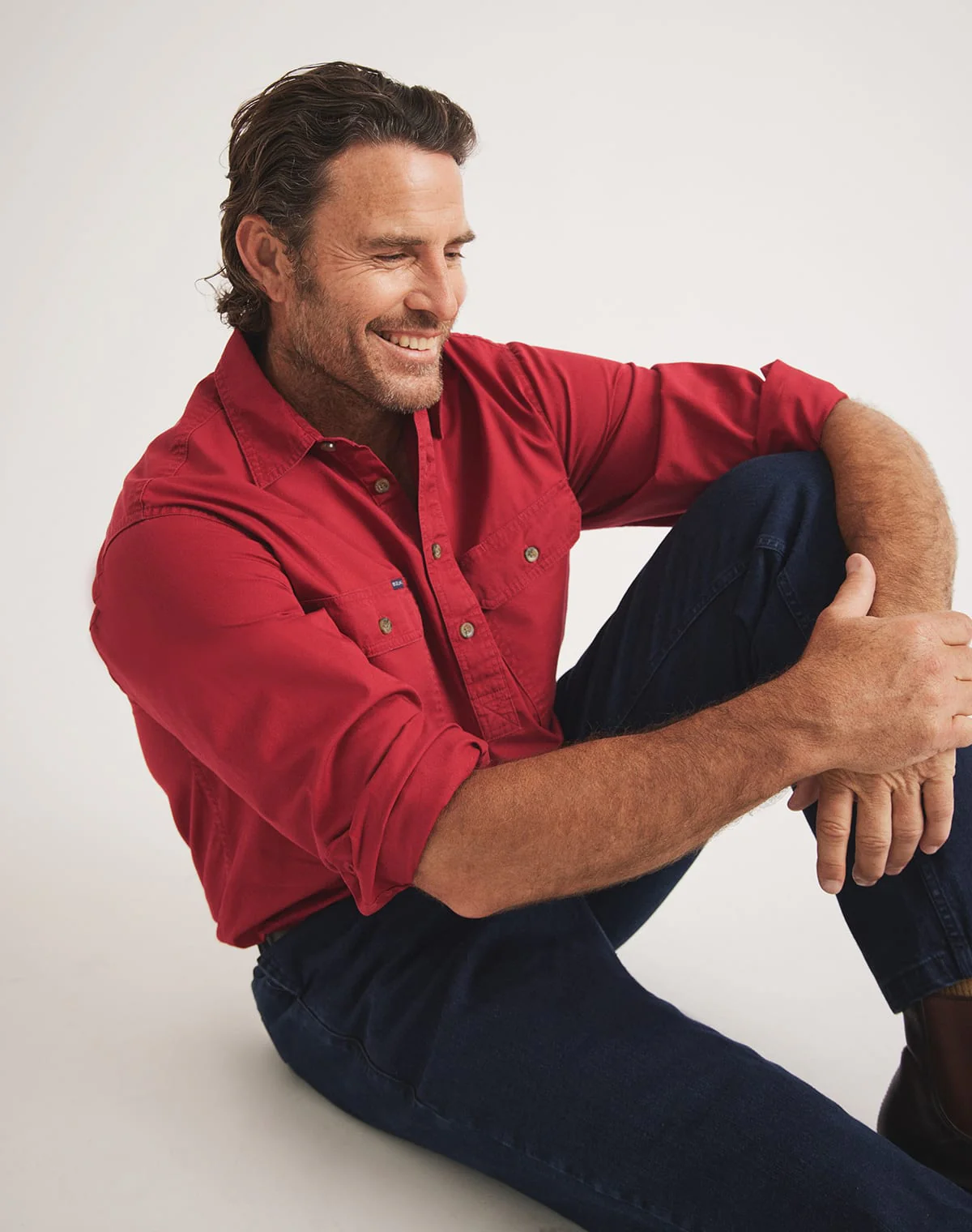 Burton Workshirt - Half Button Long Sleeve Heavy Weight - Ltd