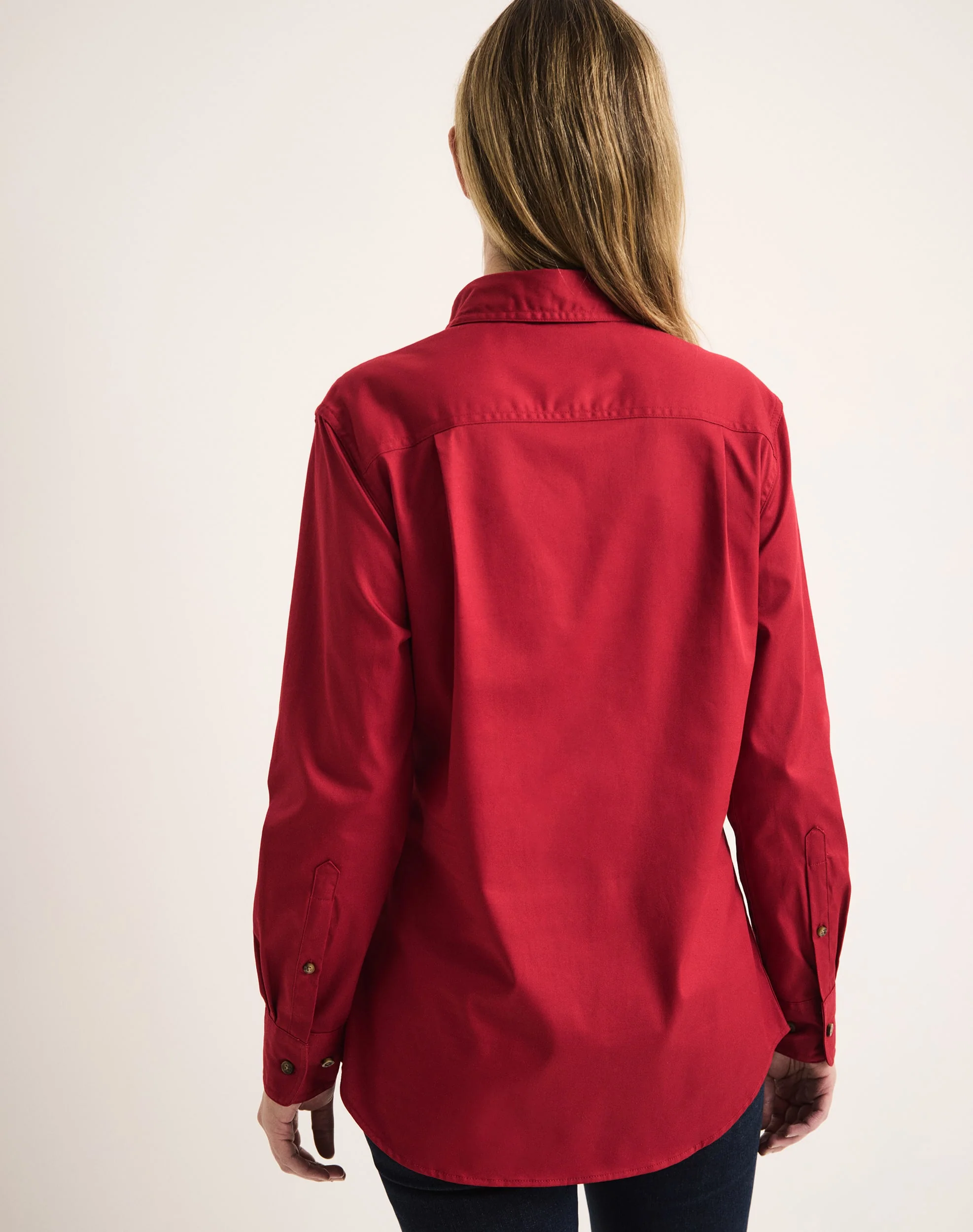 Sandy Workshirt - Half Button Long Sleeve Light Weight - Australian Cotton