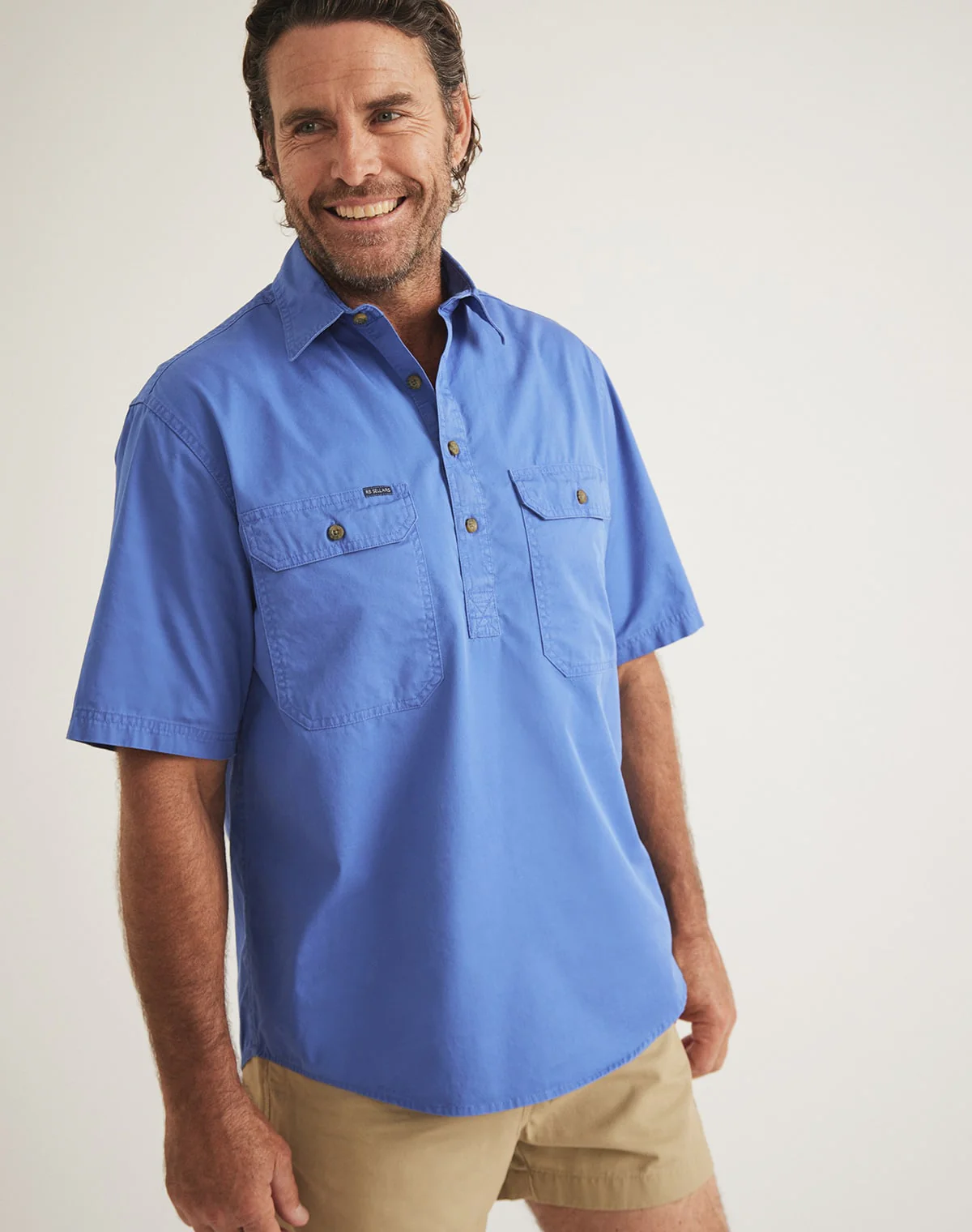 Burton Workshirt - Half Button Short Sleeve Mid Weight - Ltd