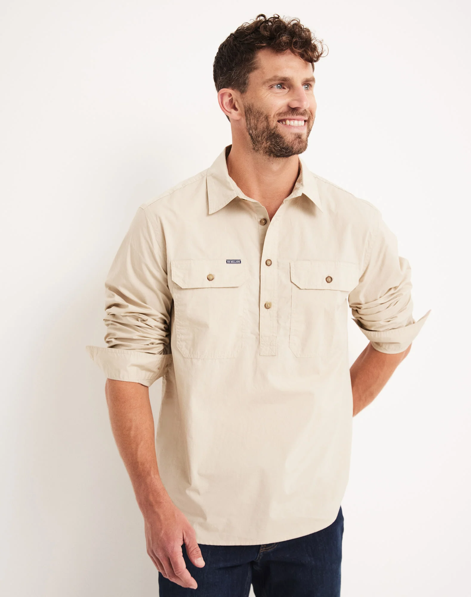 Territory Shirt - Long Sleeve Light Weight - Australian Cotton