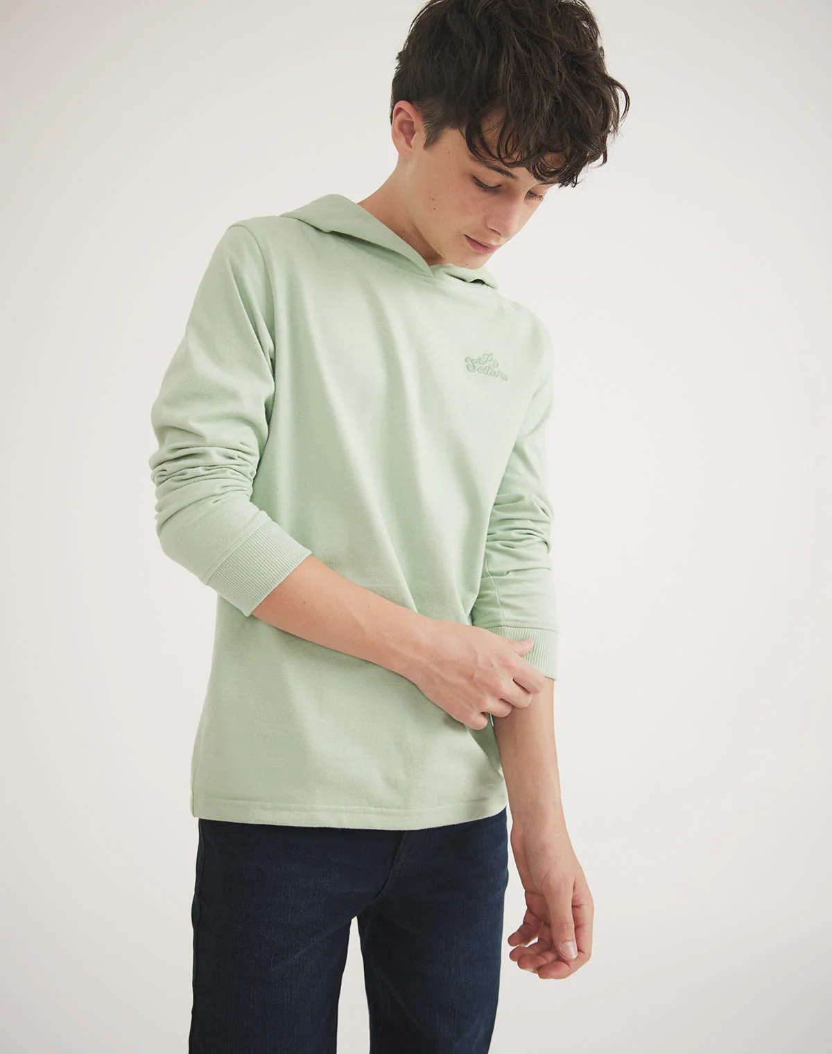 Zachary Long Sleeve Hooded Tee