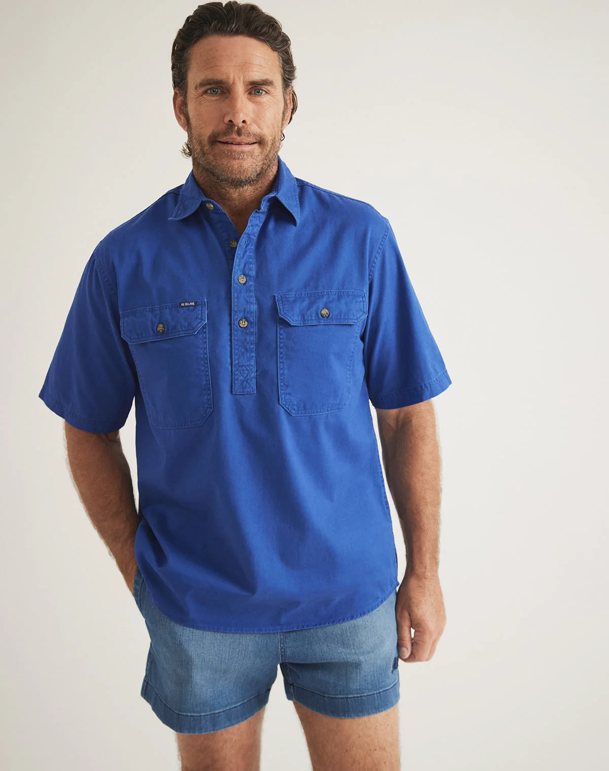 Burton Workshirt - Half Button Short Sleeve Mid Weight - Ltd