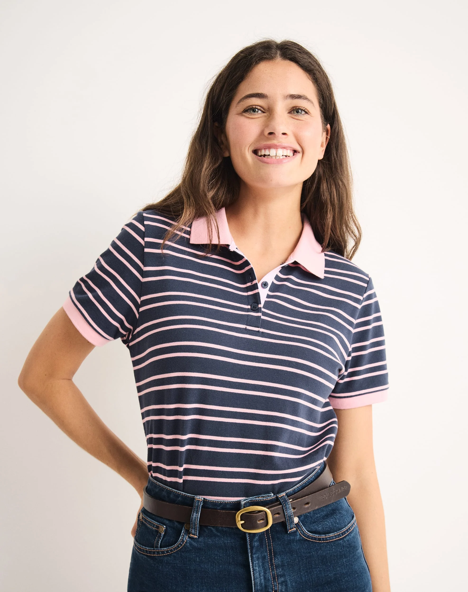 Classic Stripe Polo