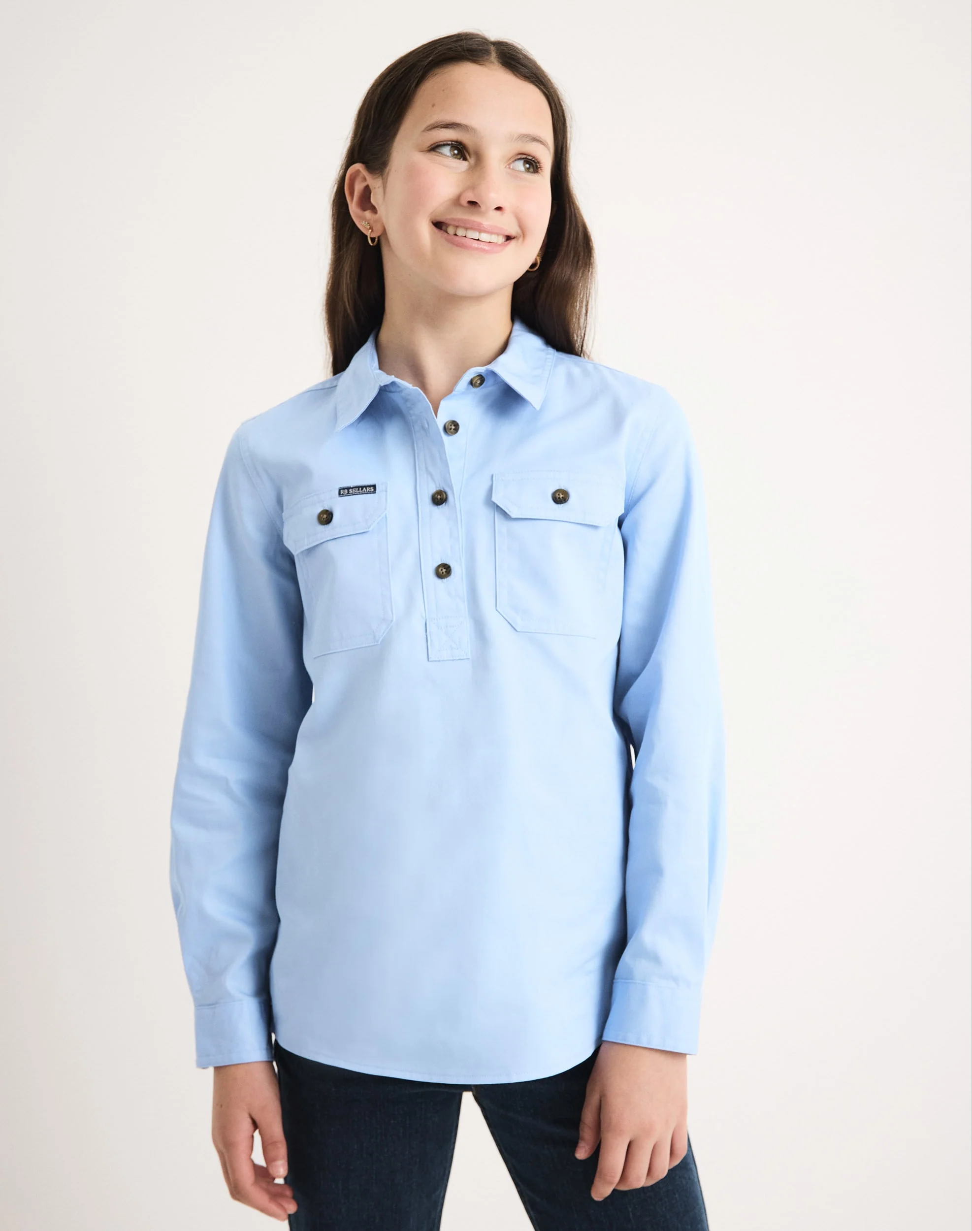 Sandy Junior Workshirt - Light Weight - Australian Cotton