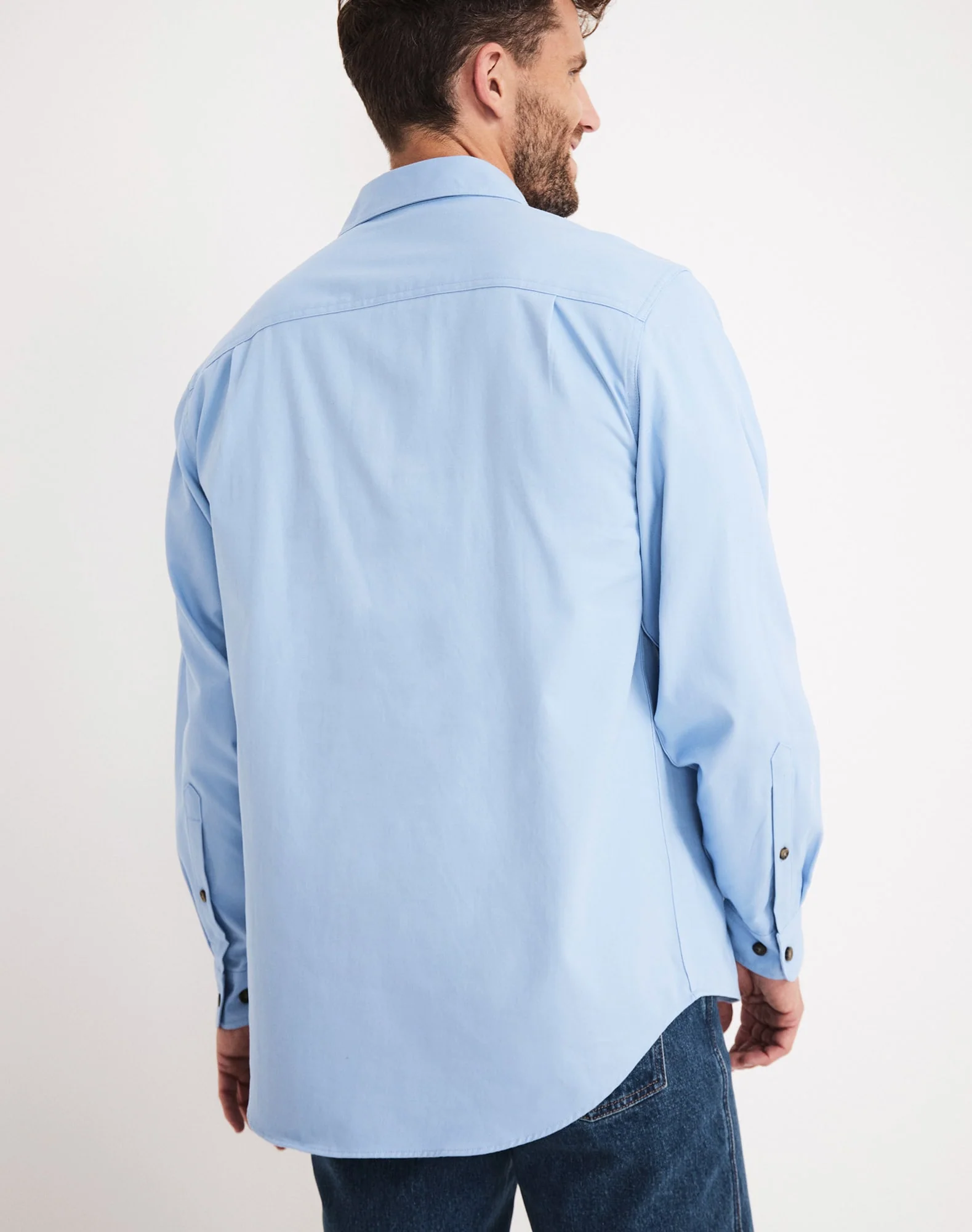 Burton Workshirt - Half Button Long Sleeve Mid Weight - Australian Cotton