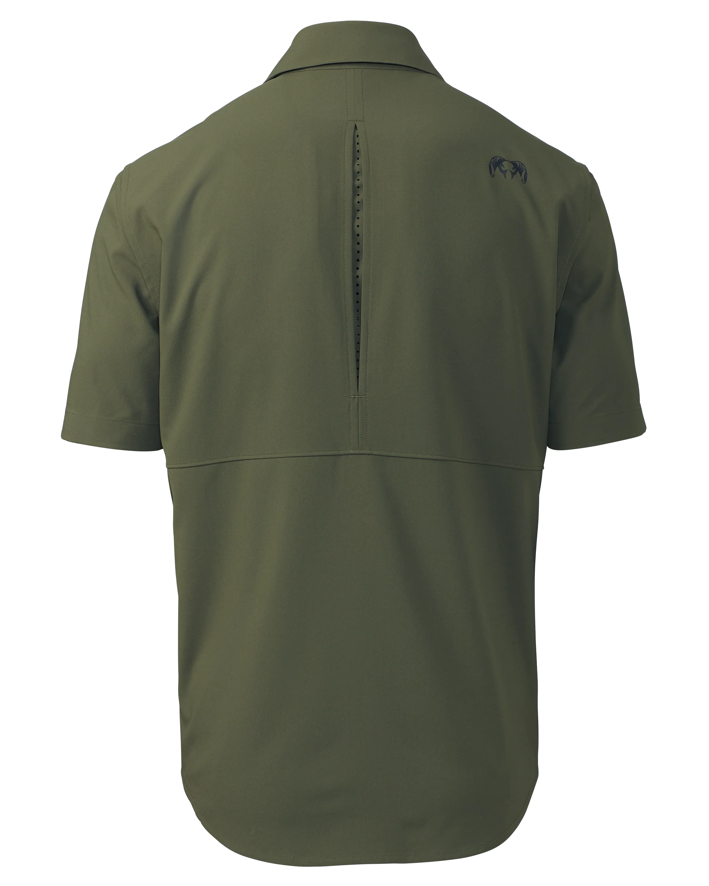 Mesa Vented SS Snap Shirt | Olive
