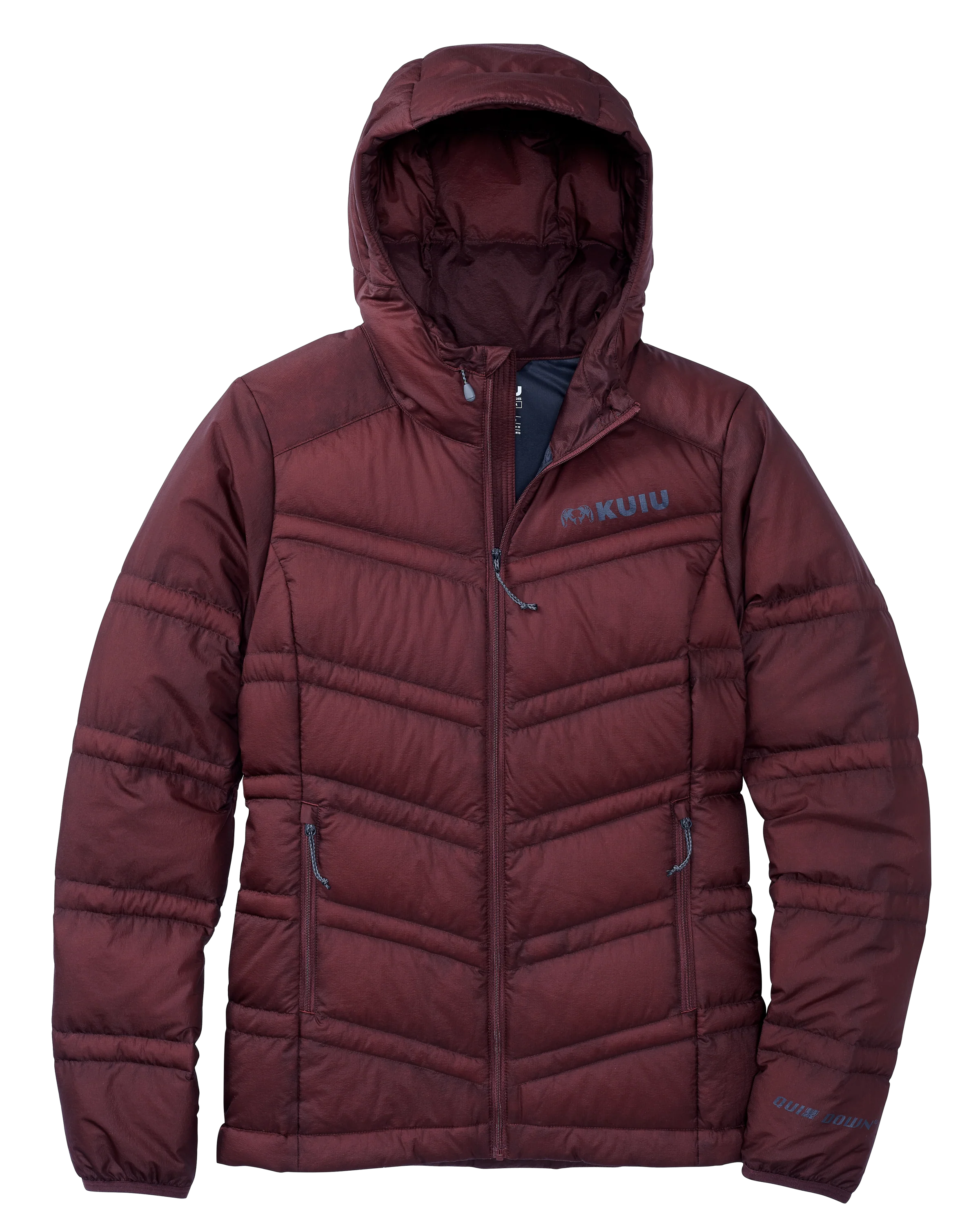 Outlet Women's Super Down ULTRA Hooded Jacket | BlackBerry
