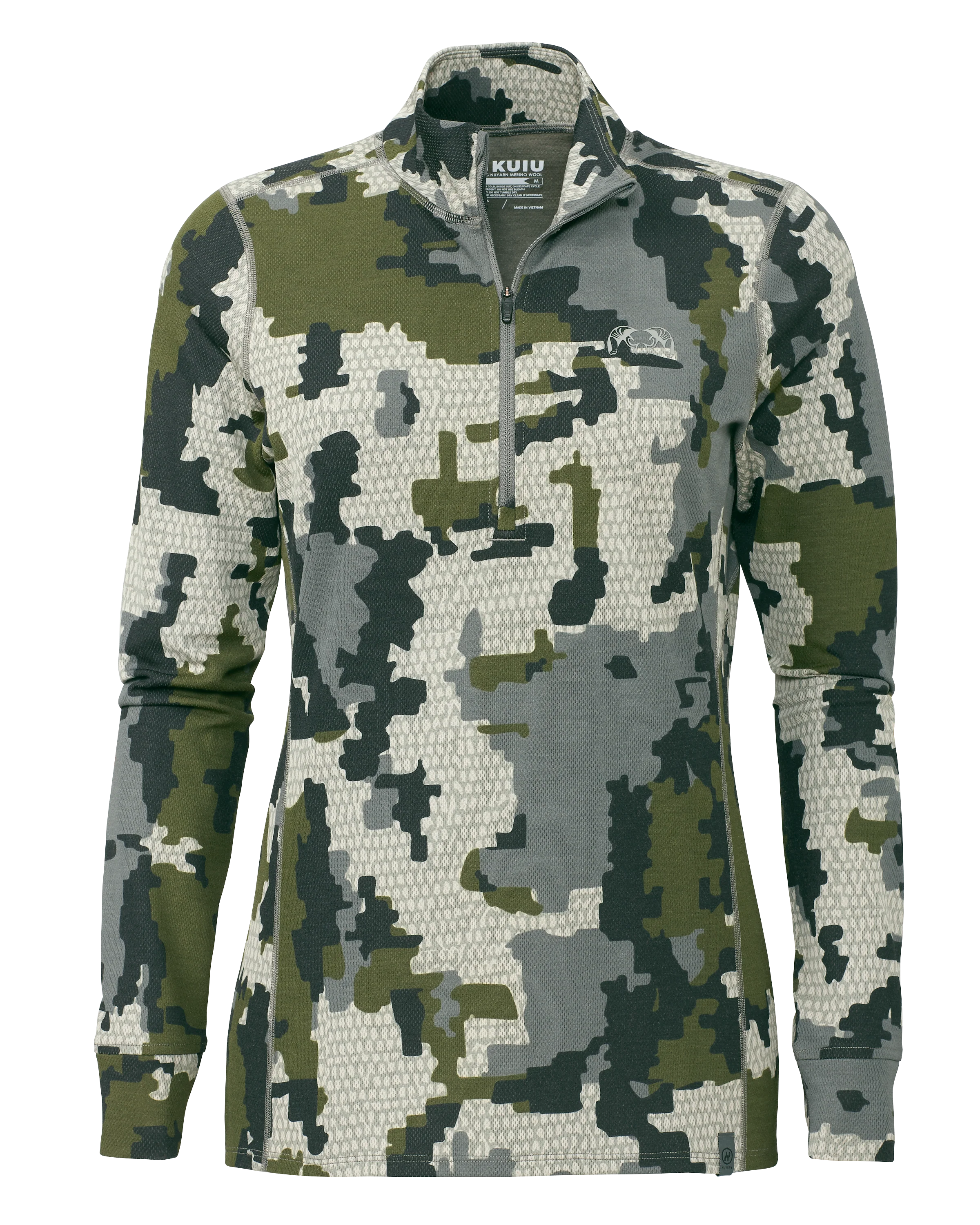 Women's PRO Merino 200 Zip-T | Verde