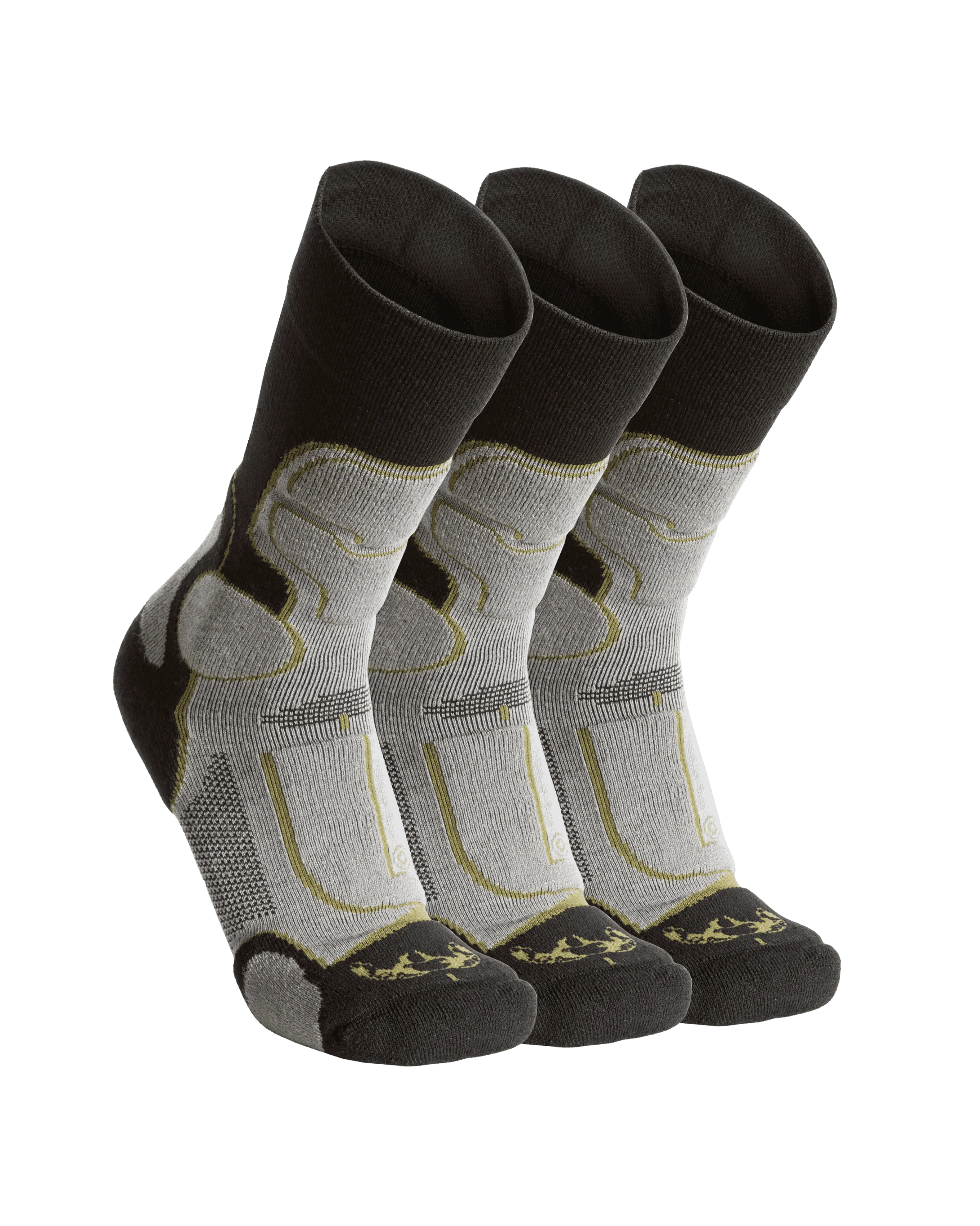 ULTRA Merino Crew Sock 3-Pair Pack | Grey Green