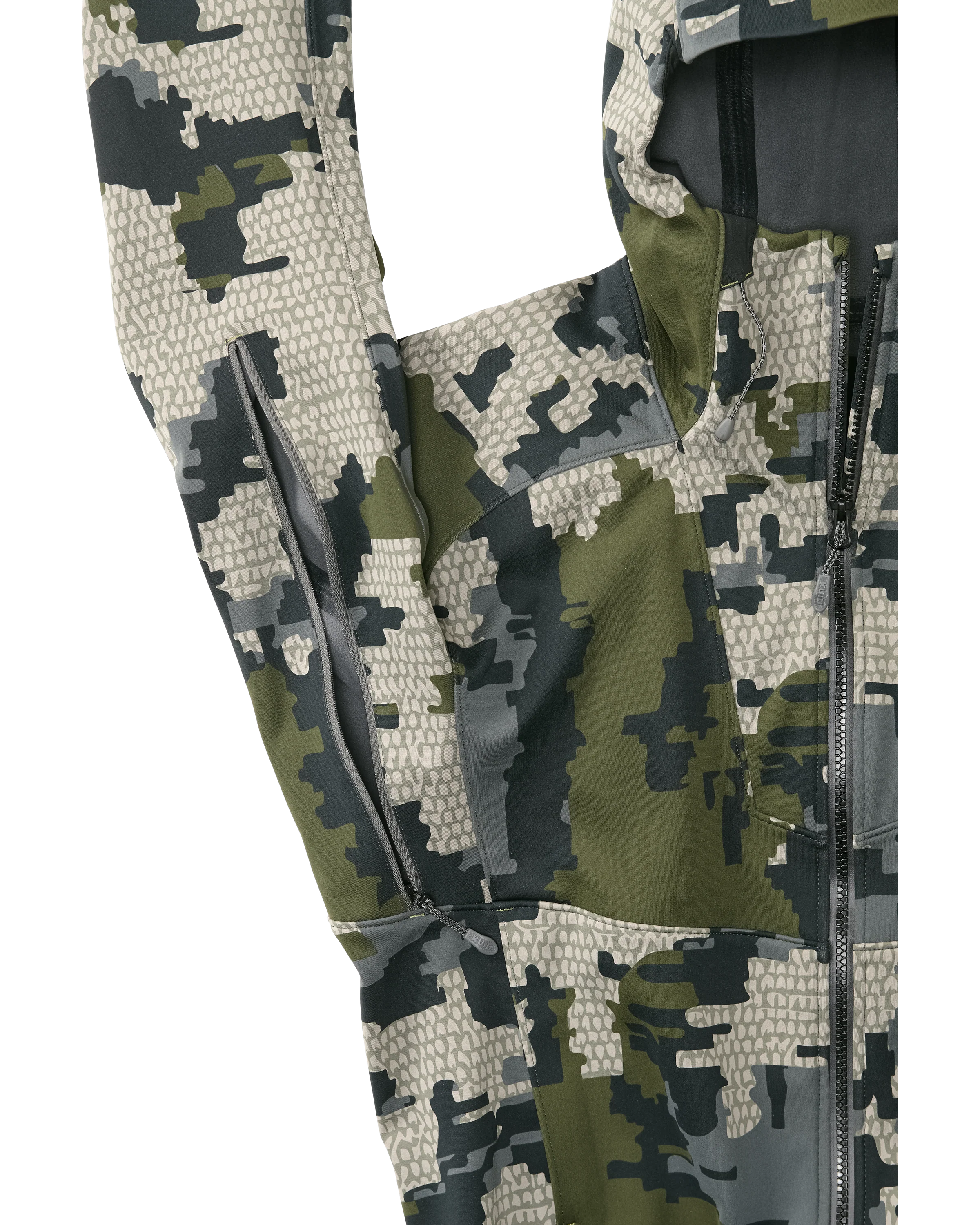 Axis Hybrid Hooded Jacket | Verde