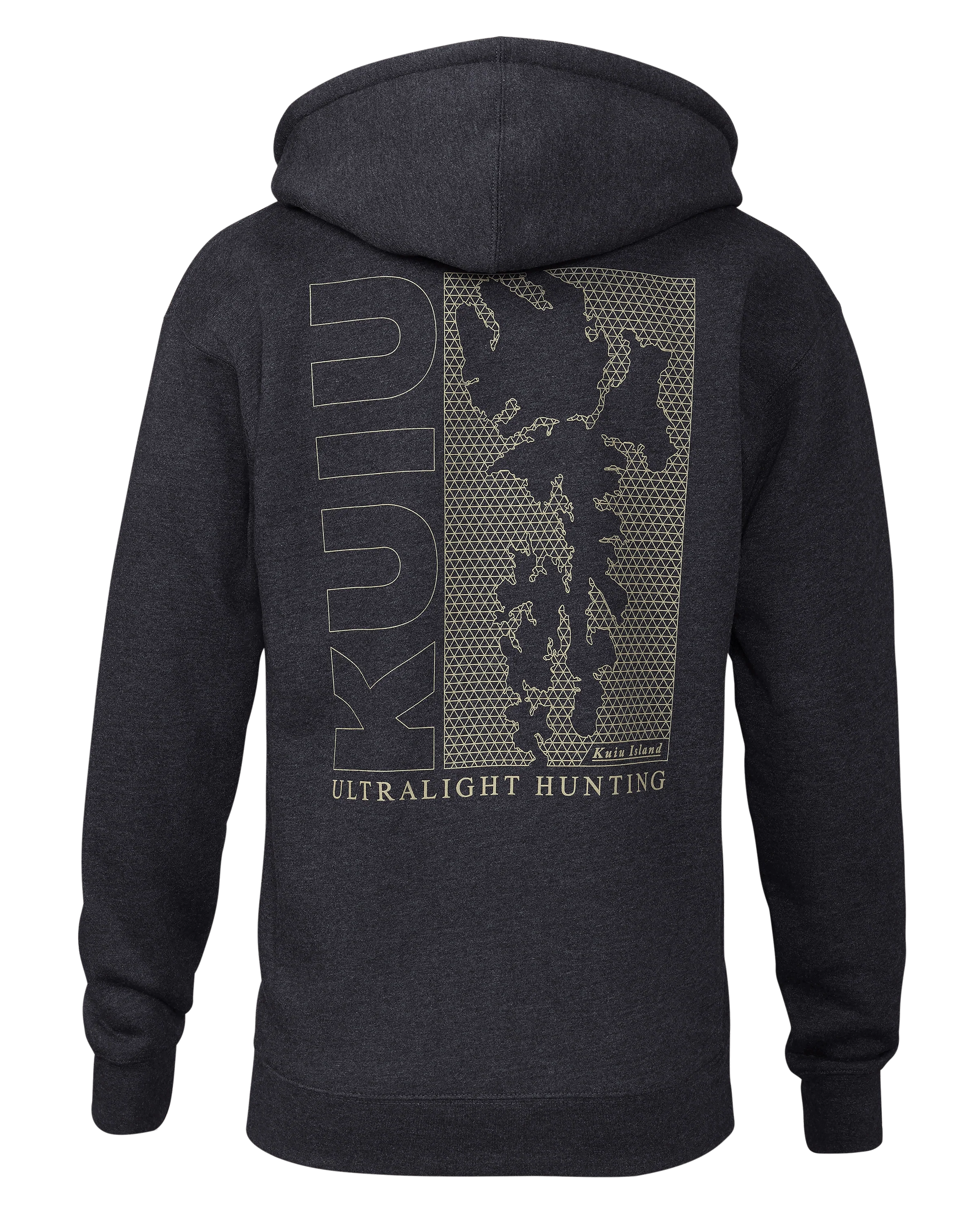 KUIU Island Full-Zip Hoodie | Charcoal