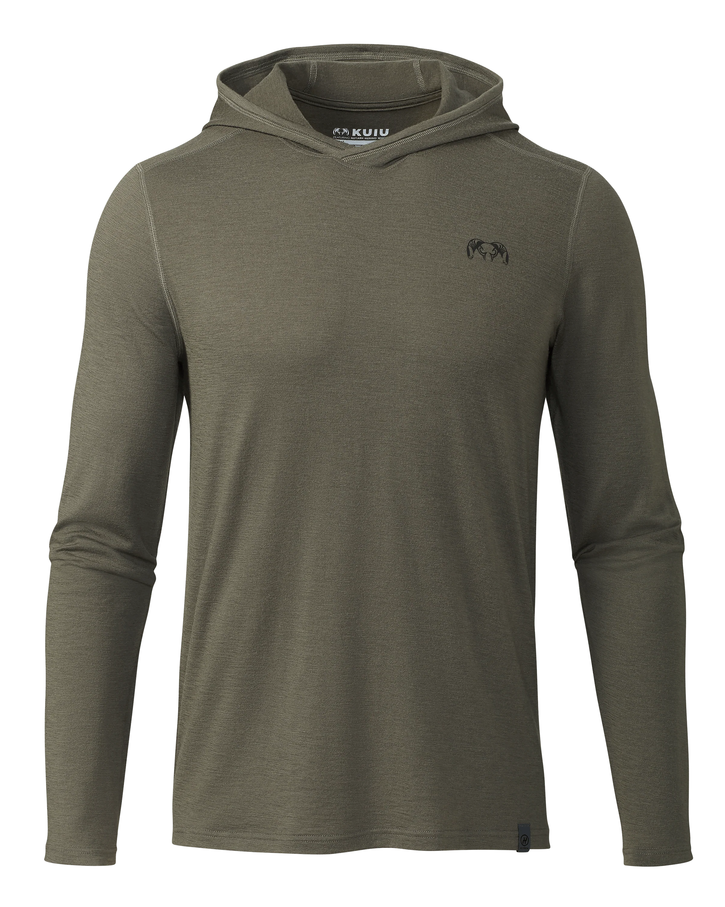 ULTRA Merino 120 LT LS Hoodie | Ash