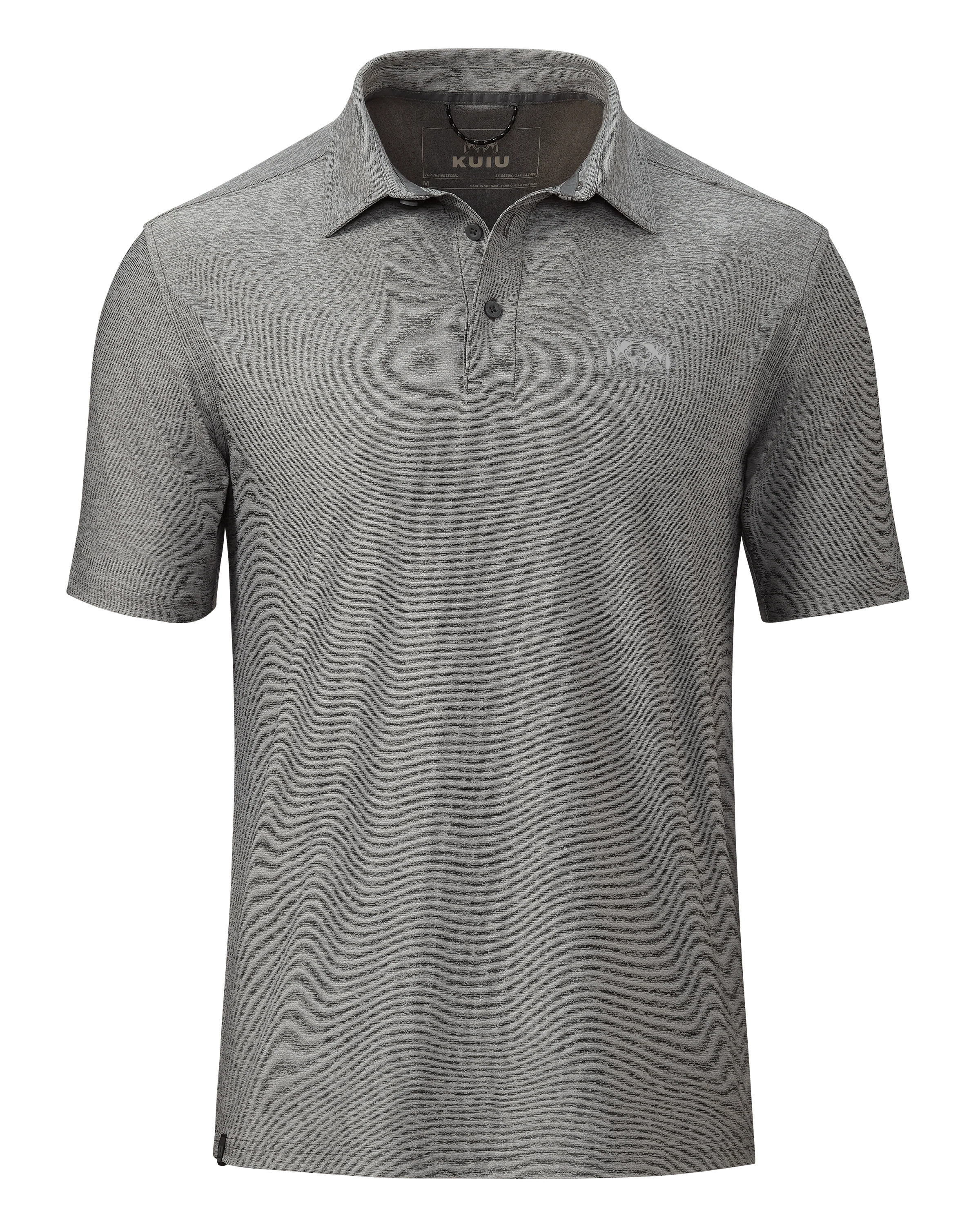 KUIU Performance Polo | Heather Gunmetal