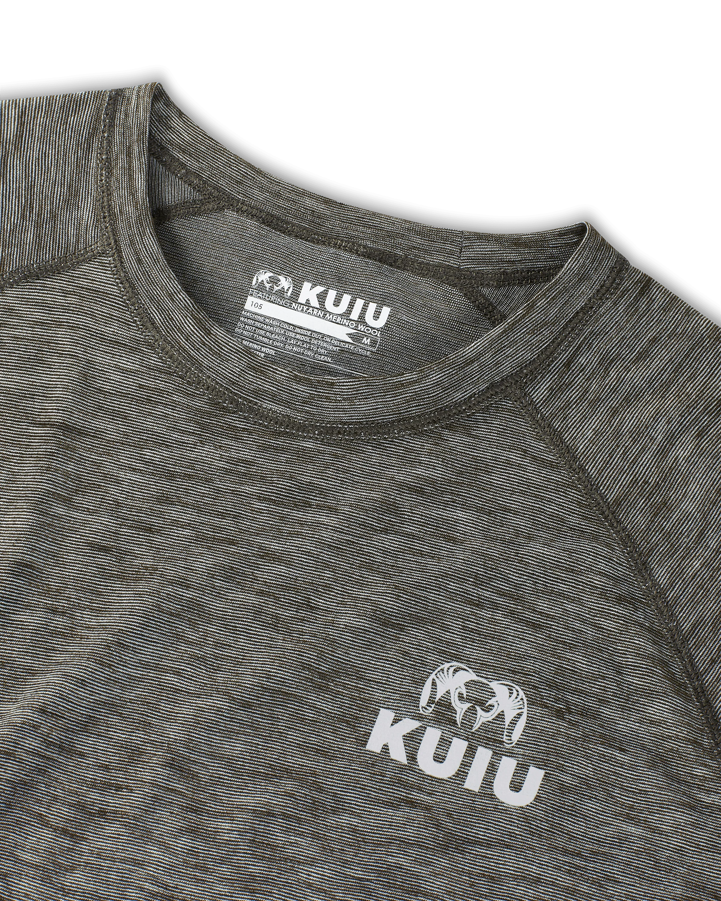 Active Merino 105 LS Crew-T | Evergreen