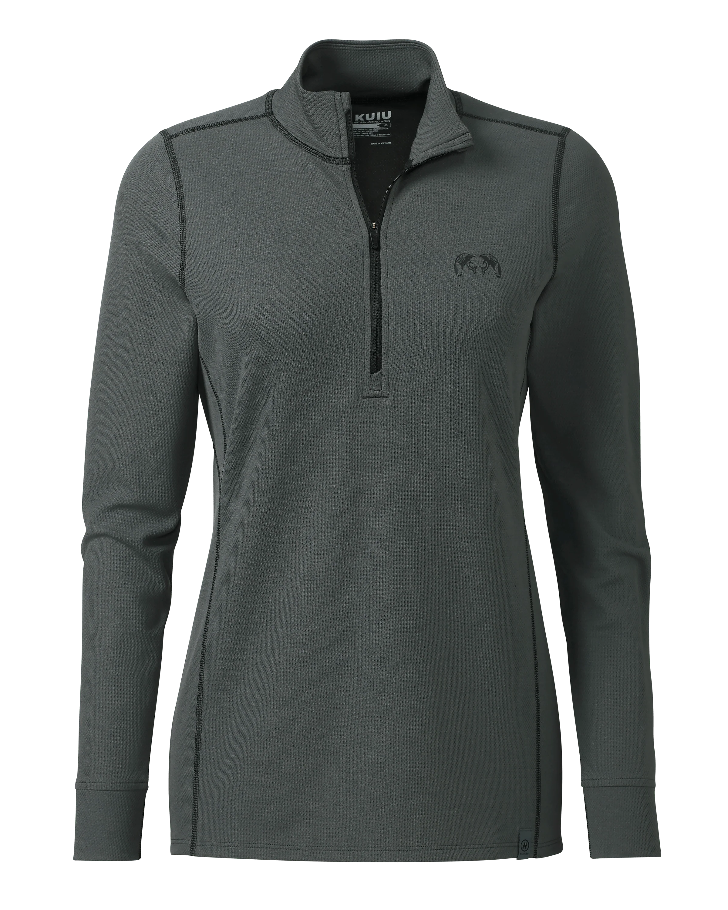 Women's PRO Merino 200 Zip-T | Gunmetal