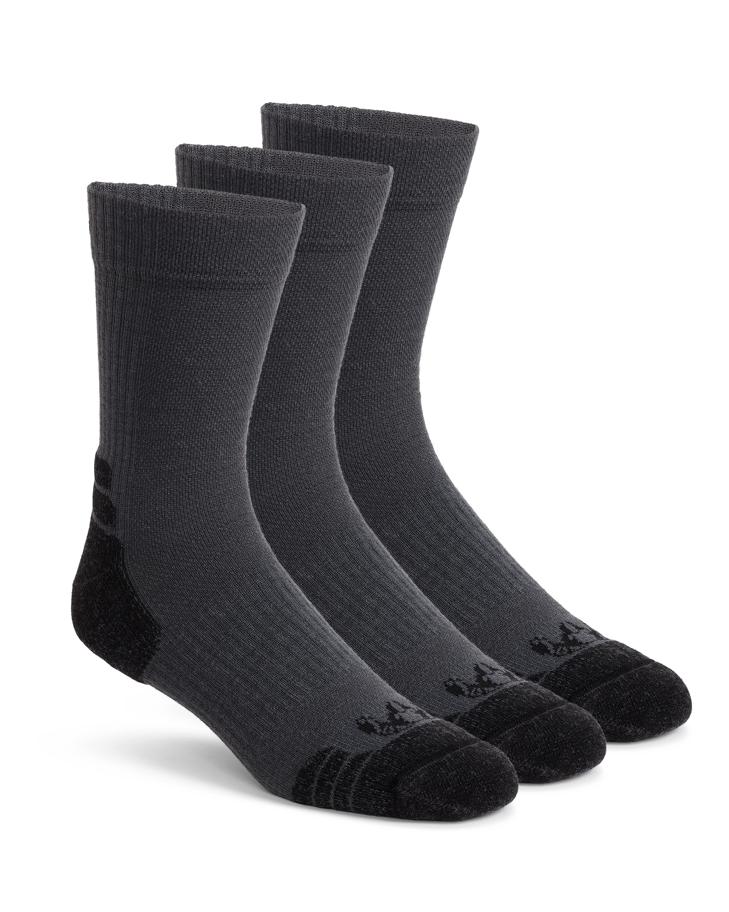 Merino Lightweight Performance Sock 3-Pair Pack | Gunmetal