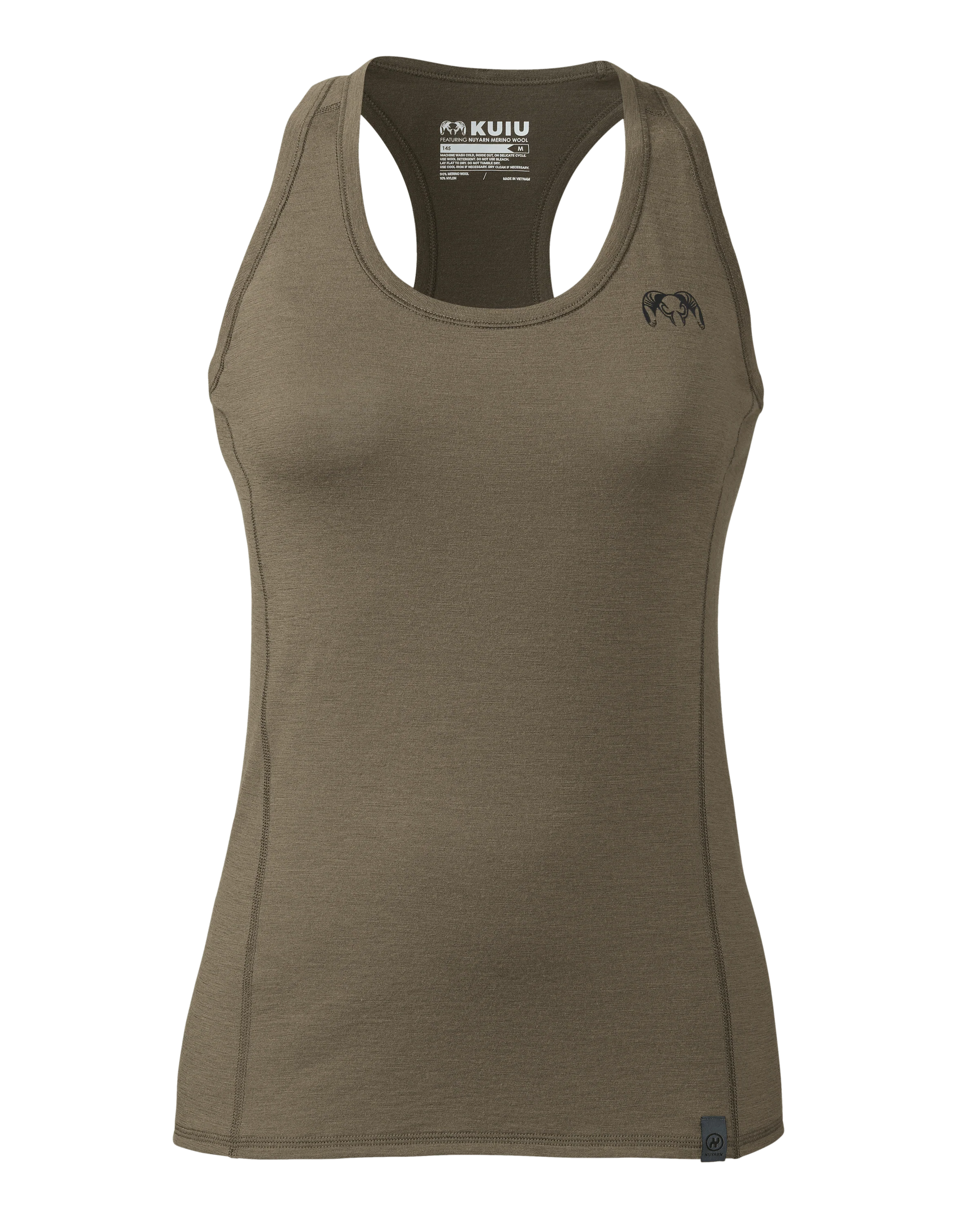 Women's ULTRA Merino 145 Racerback Tank | Ash