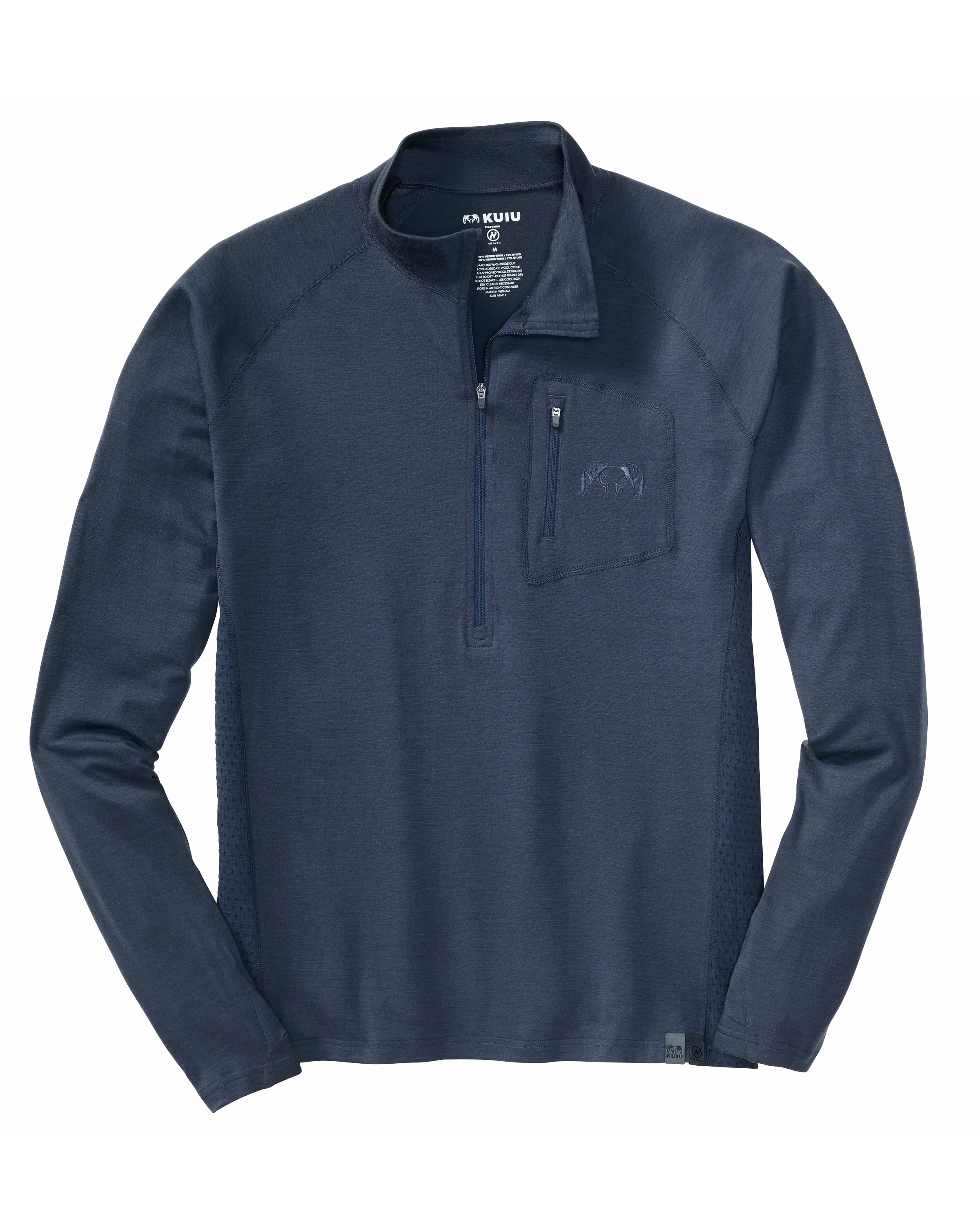 ULTRA Merino 145 Zip-T Hunting Shirt | Steel Blue