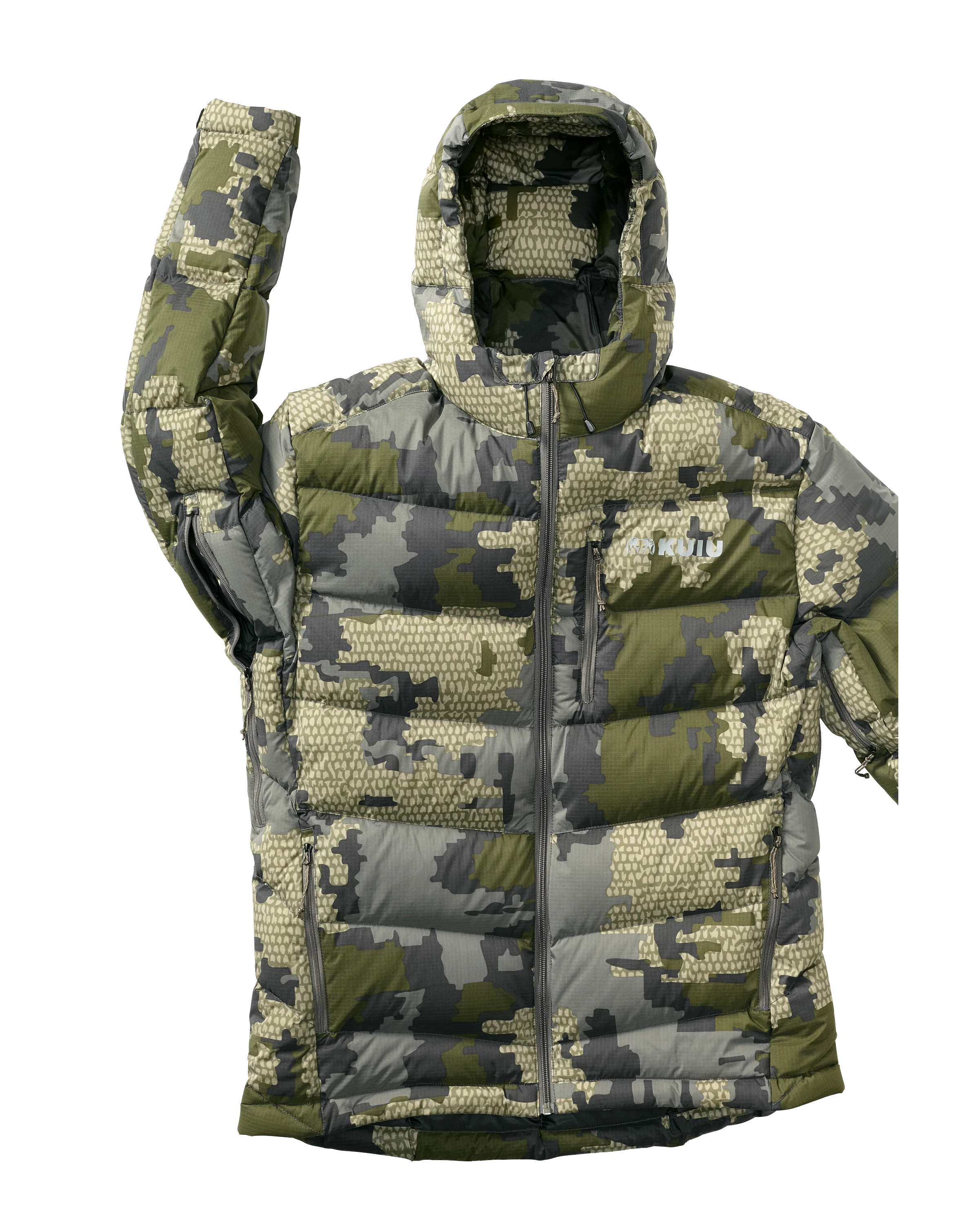 Super Down PRO Hooded Jacket | Verde