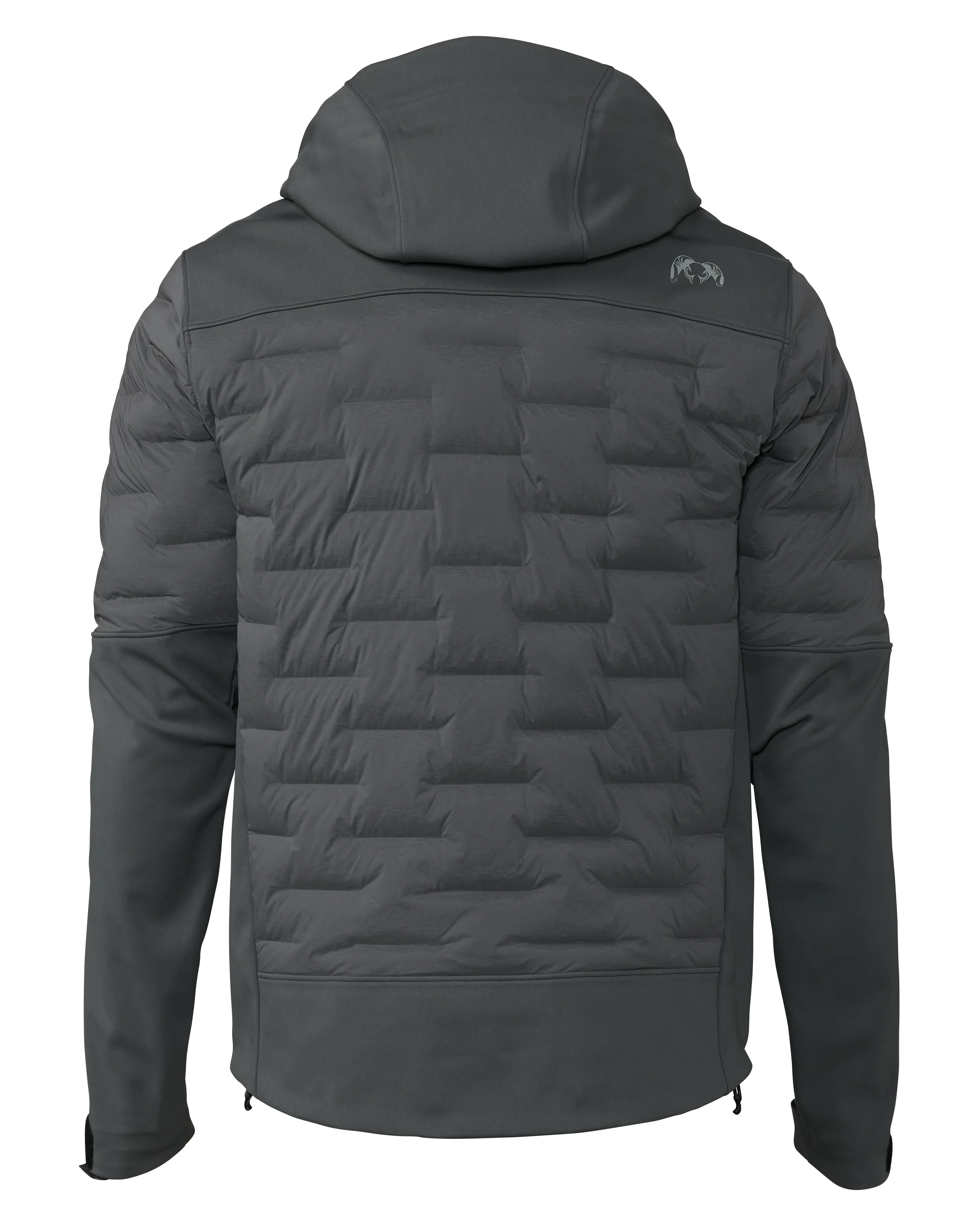 Axis Thermal Hybrid Hooded Jacket | Gunmetal