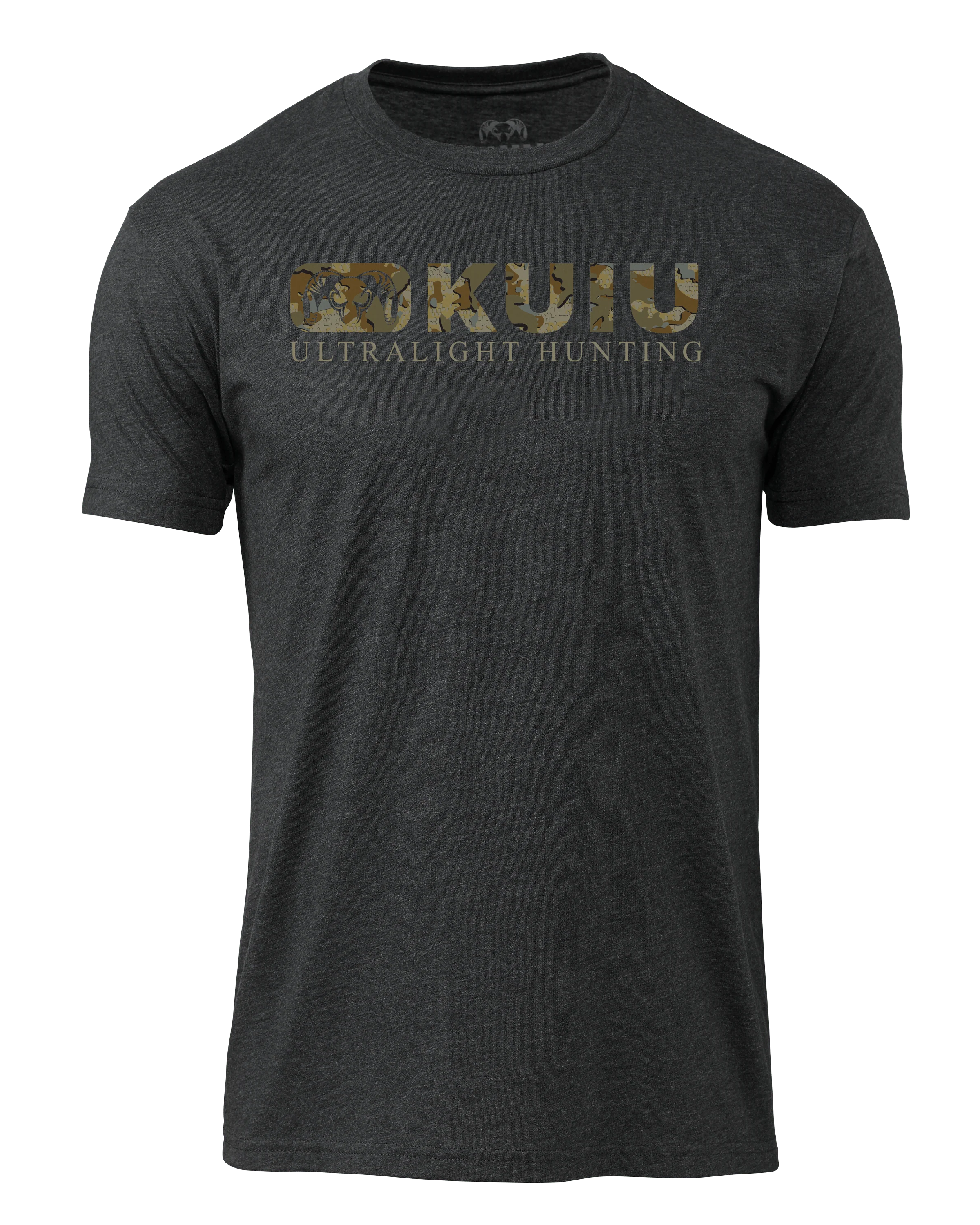 KUIU Valo Block Logo T-Shirt | Charcoal