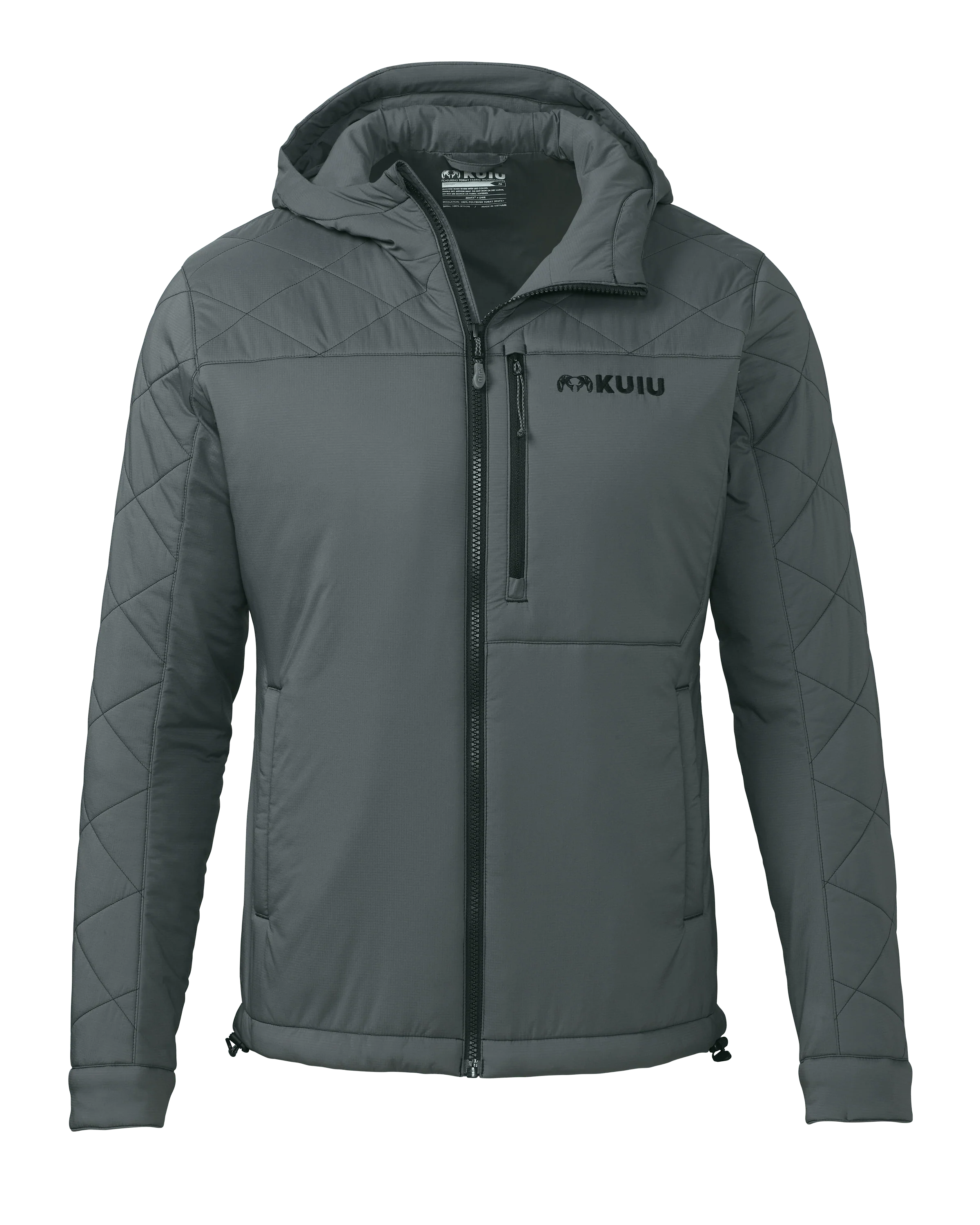 Granby Hooded Jacket | Gunmetal