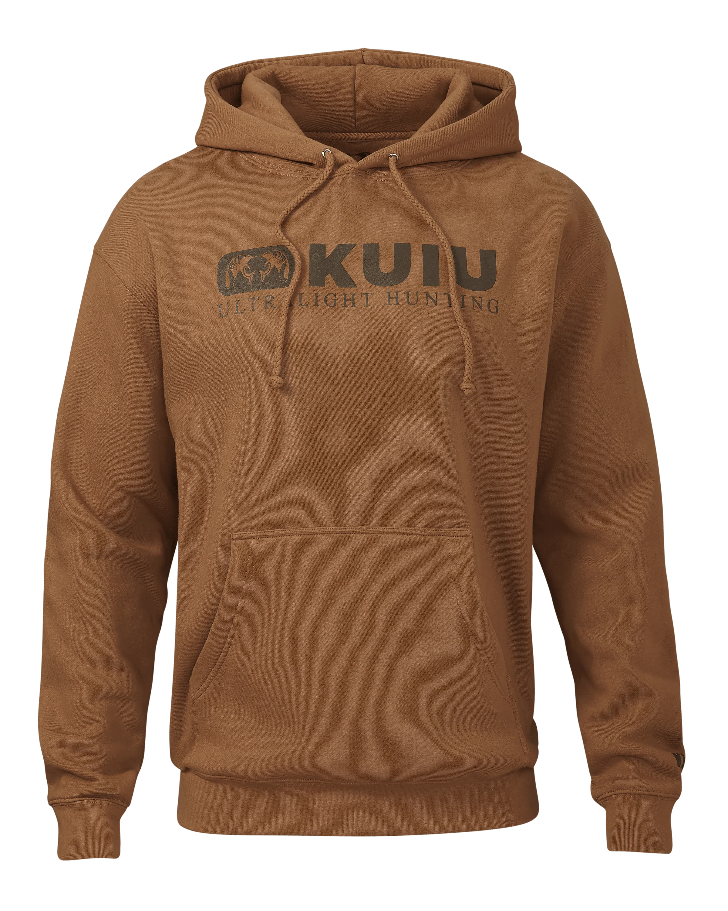 Block Logo Hoodie | Saddle/Brown