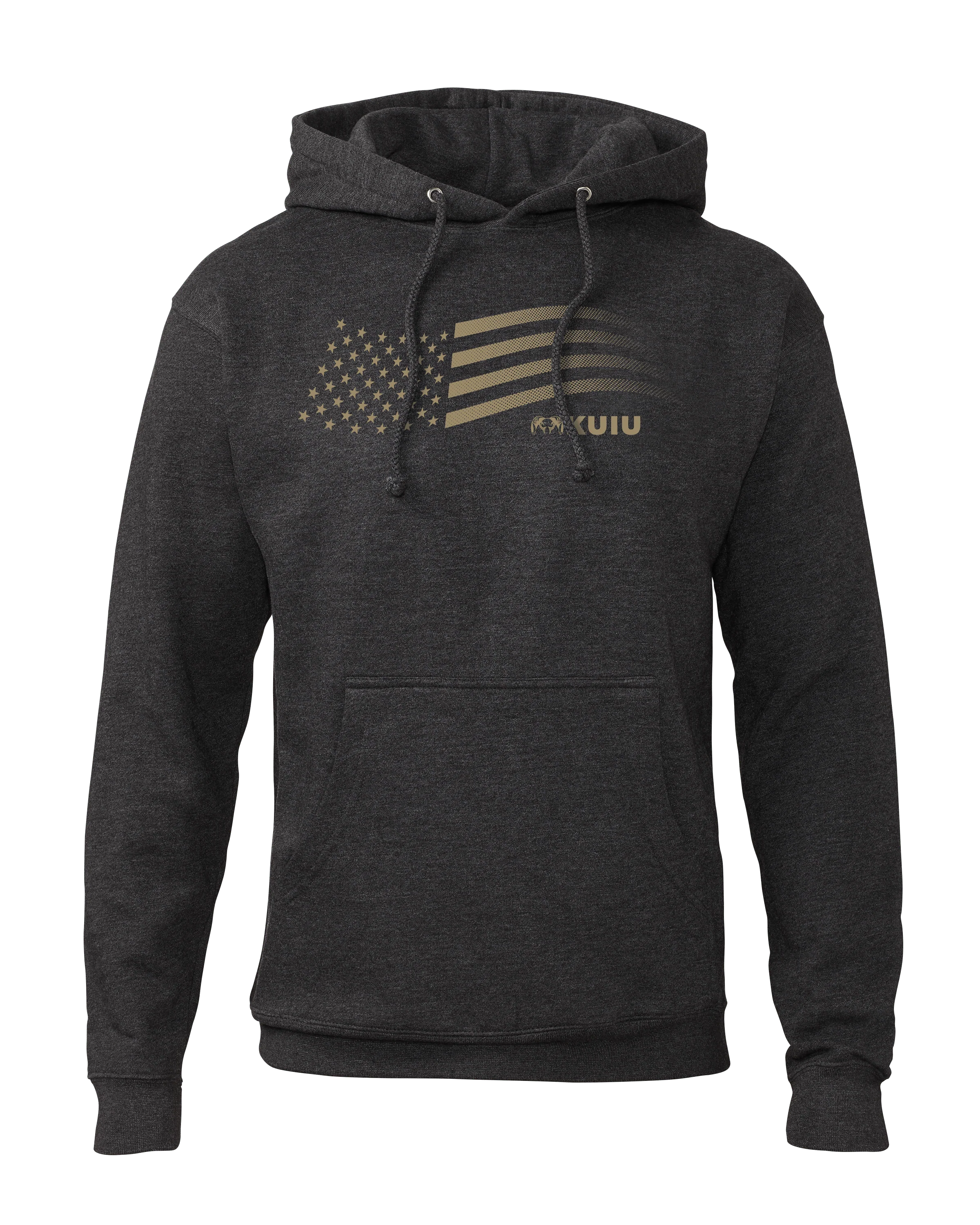 KUIU Flag Hoodie | Charcoal