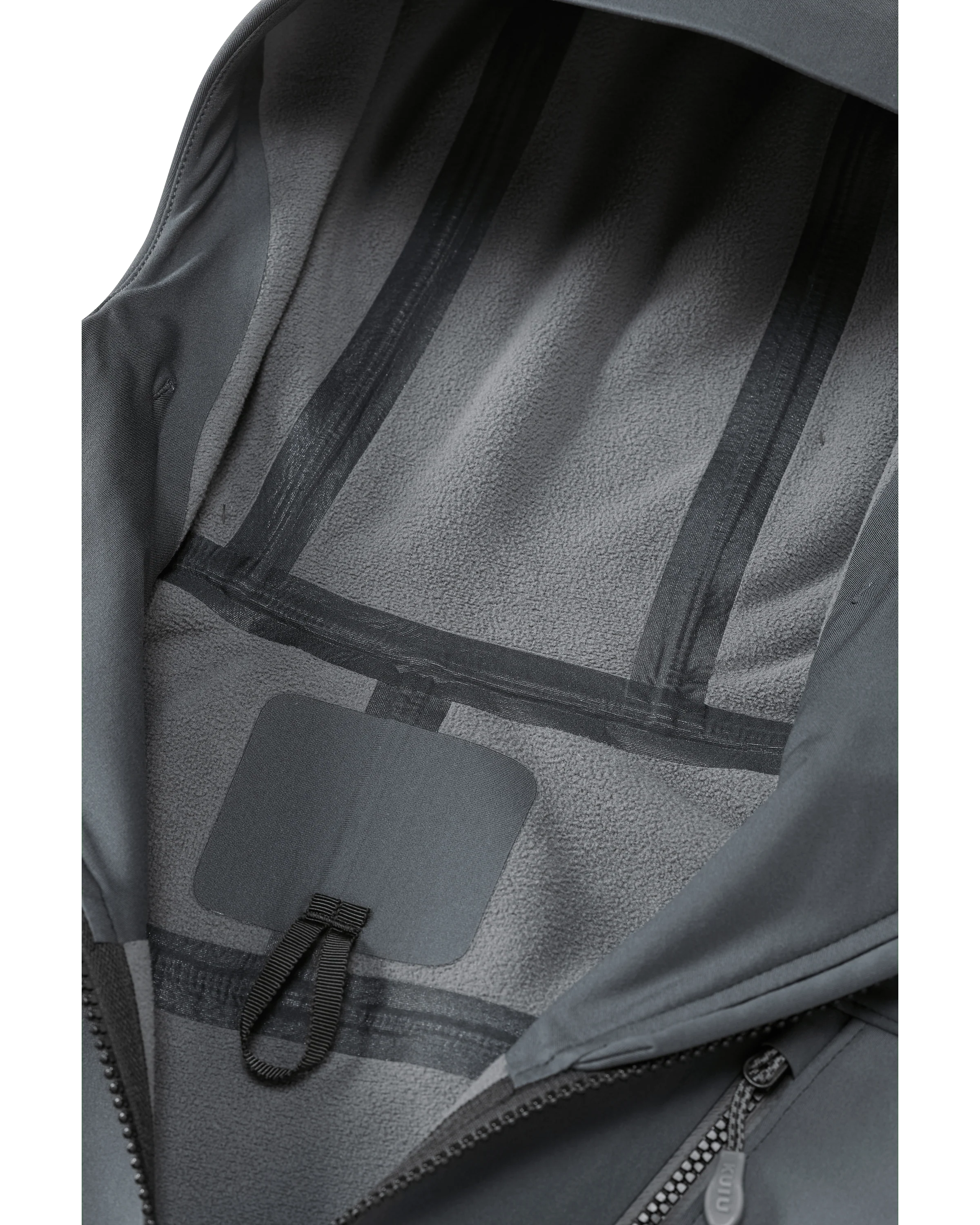 Axis Hybrid Hooded Jacket | Gunmetal-Stone