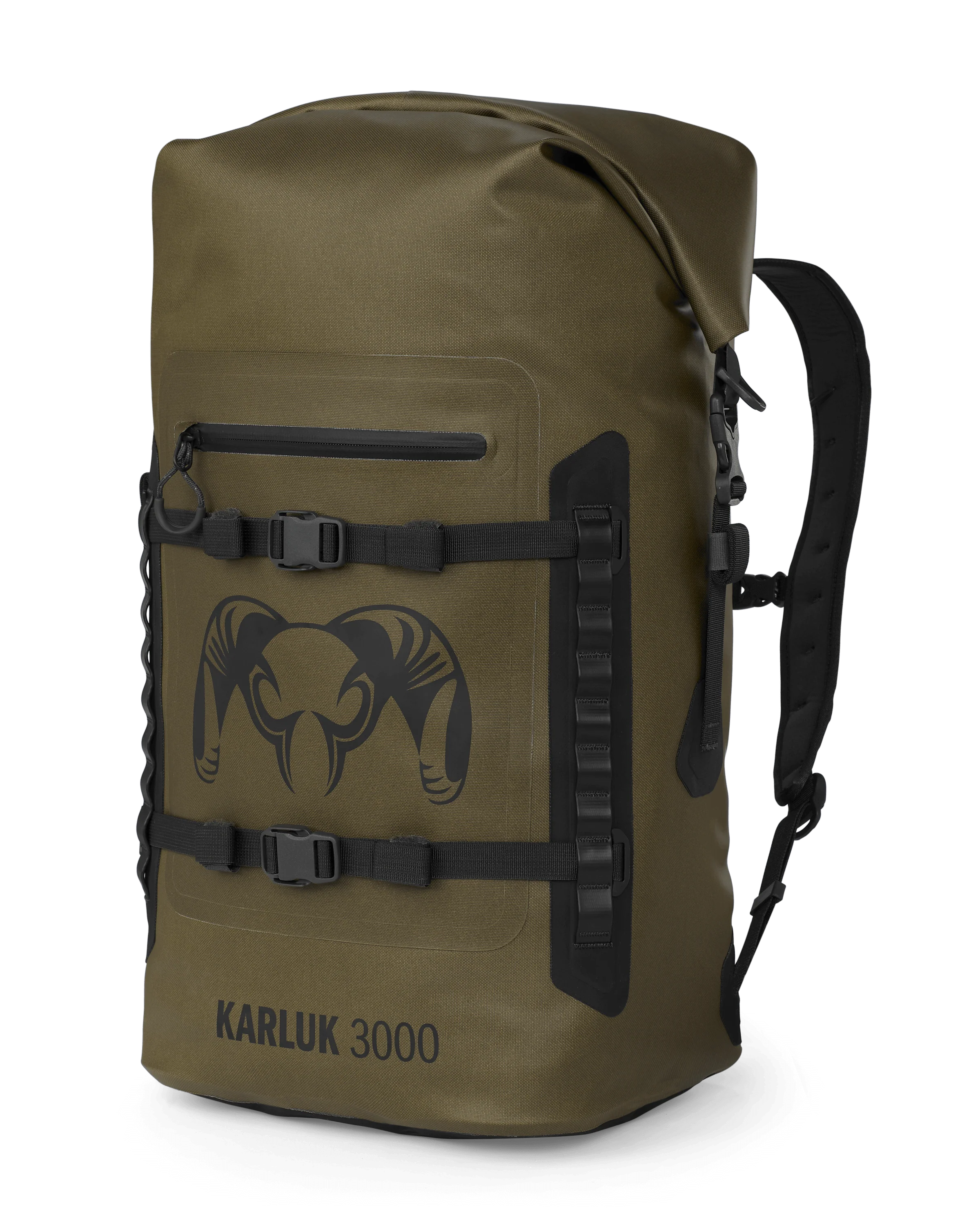 Karluk 3000 Roll Top Dry Backpack | Coyote Brown
