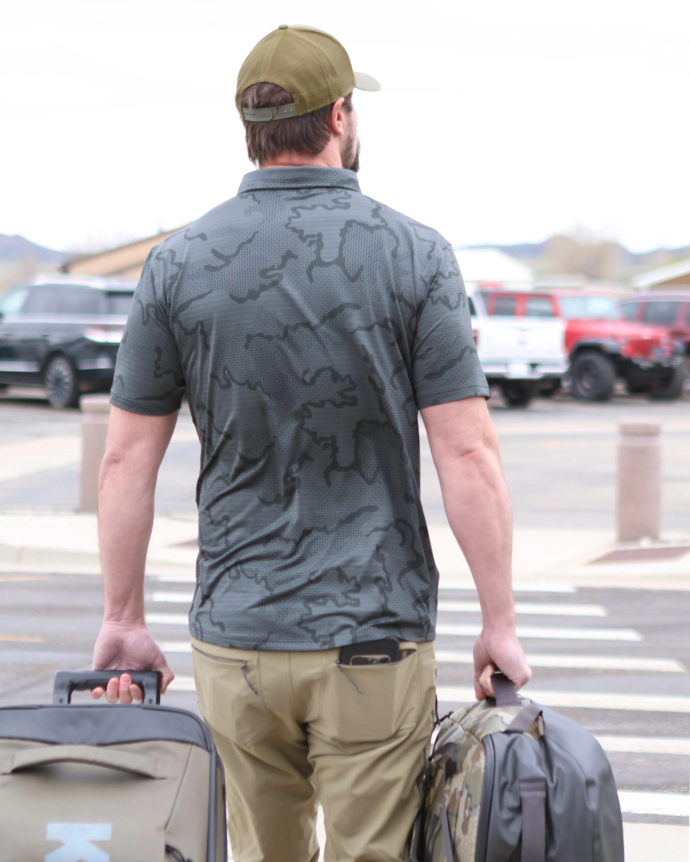 KUIU Performance Polo | Heather Storm