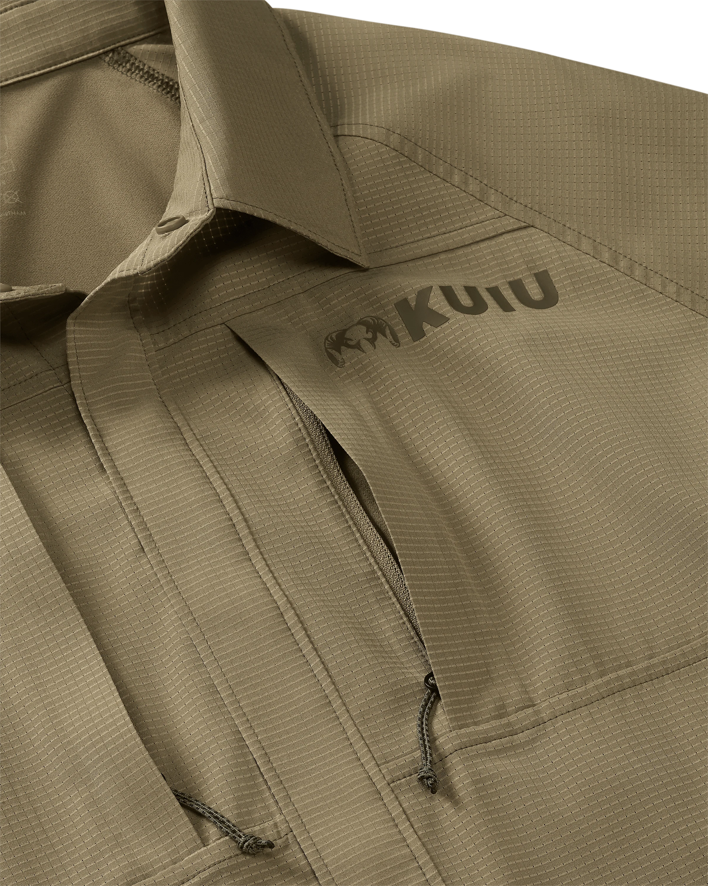 Tiburon Hybrid Snap Shirt | Khaki