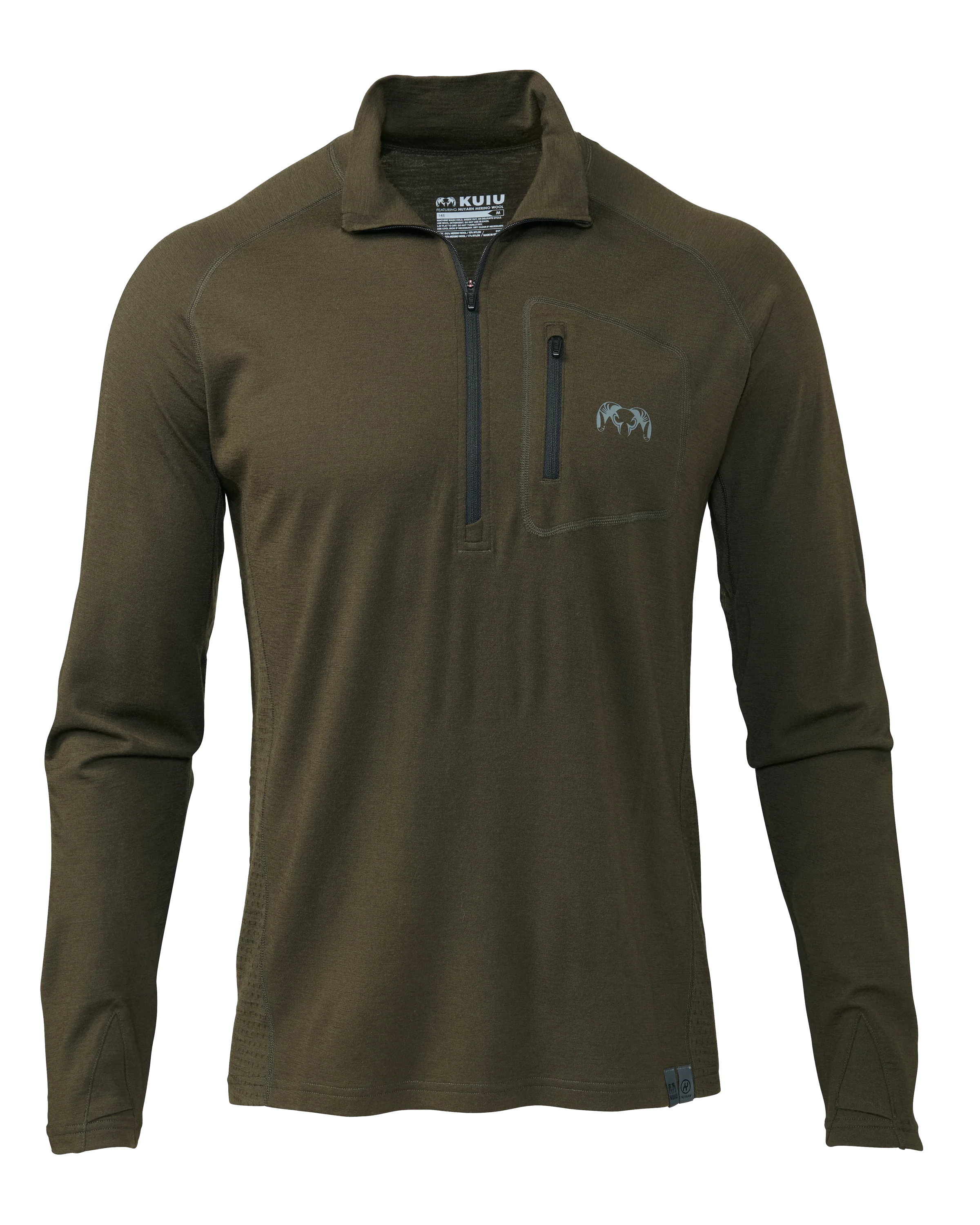 ULTRA Merino 145 Zip-T Hunting Shirt | Loden