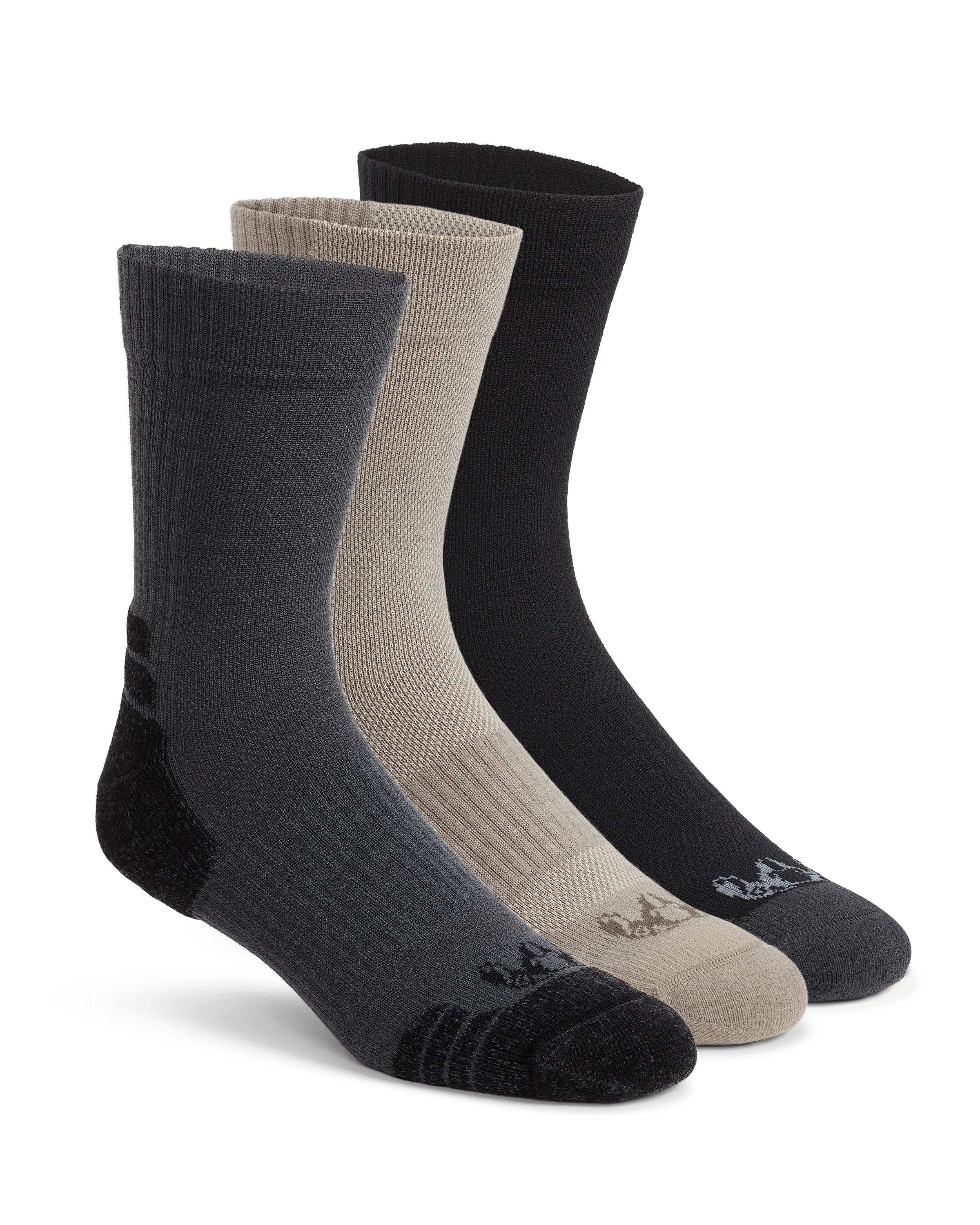 Merino Lightweight Performance Sock 3-Pair Pack | Multi