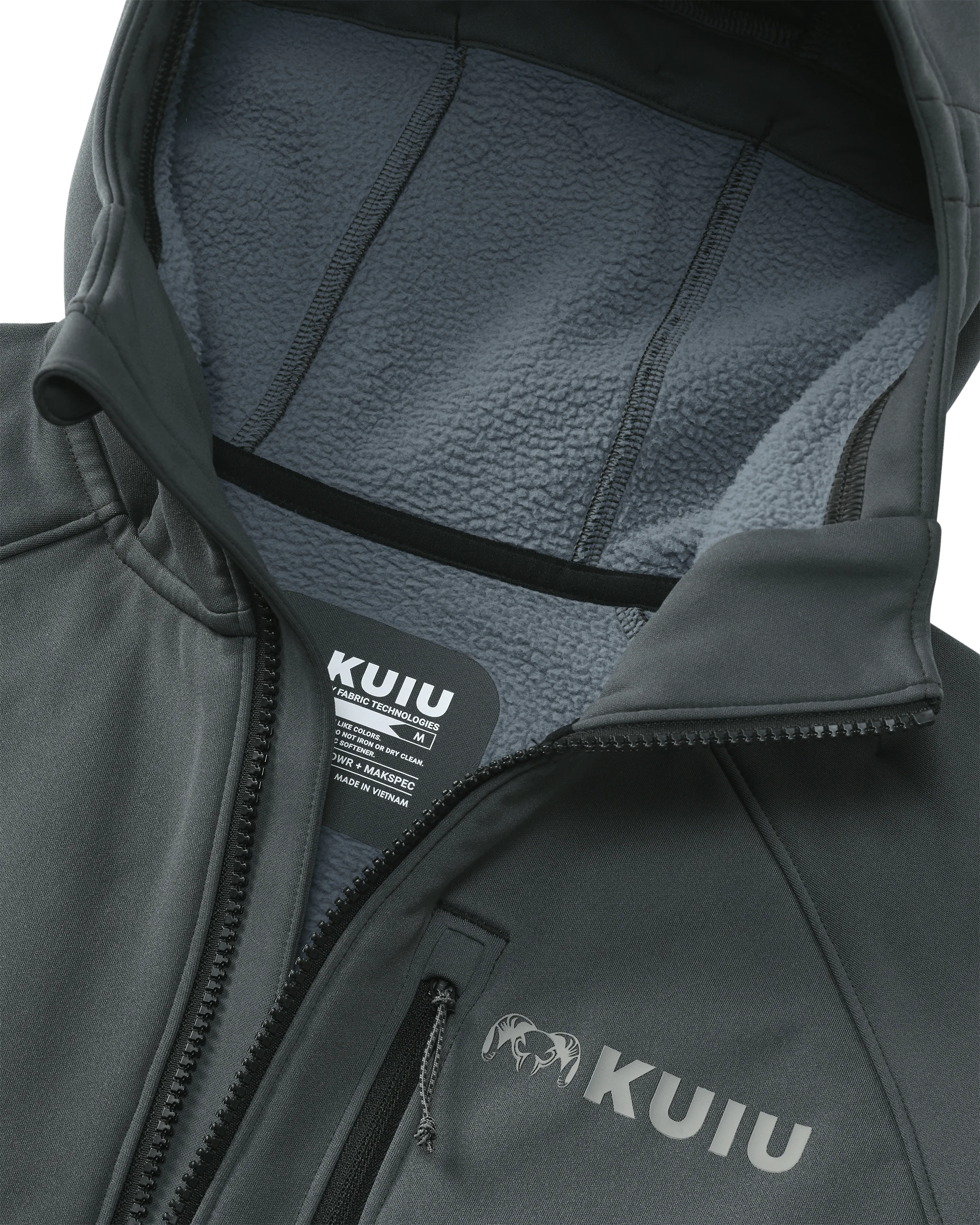 StrongFleece 275 Full Zip Hoodie | Gunmetal