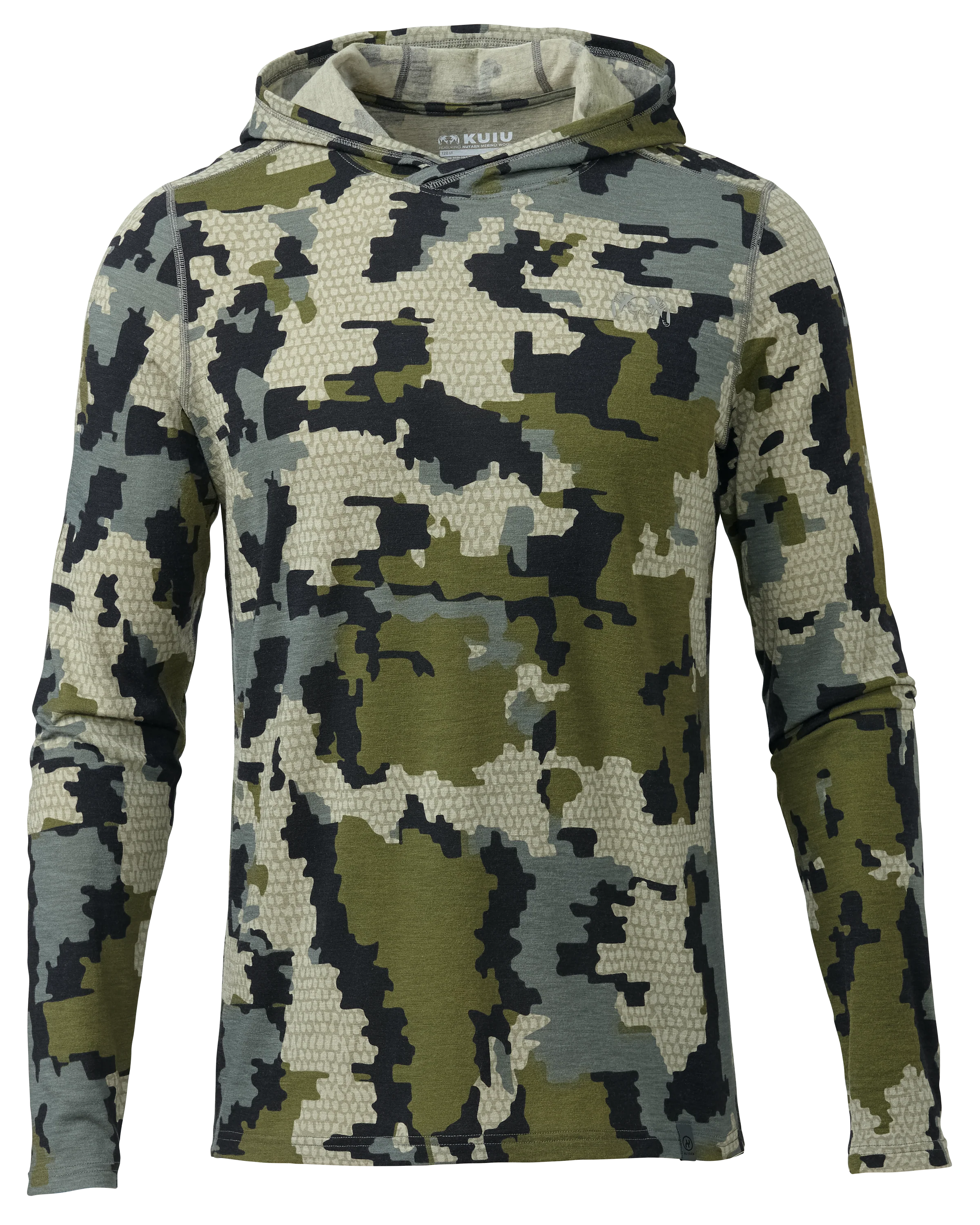 ULTRA Merino 120 LT LS Hoodie | Verde