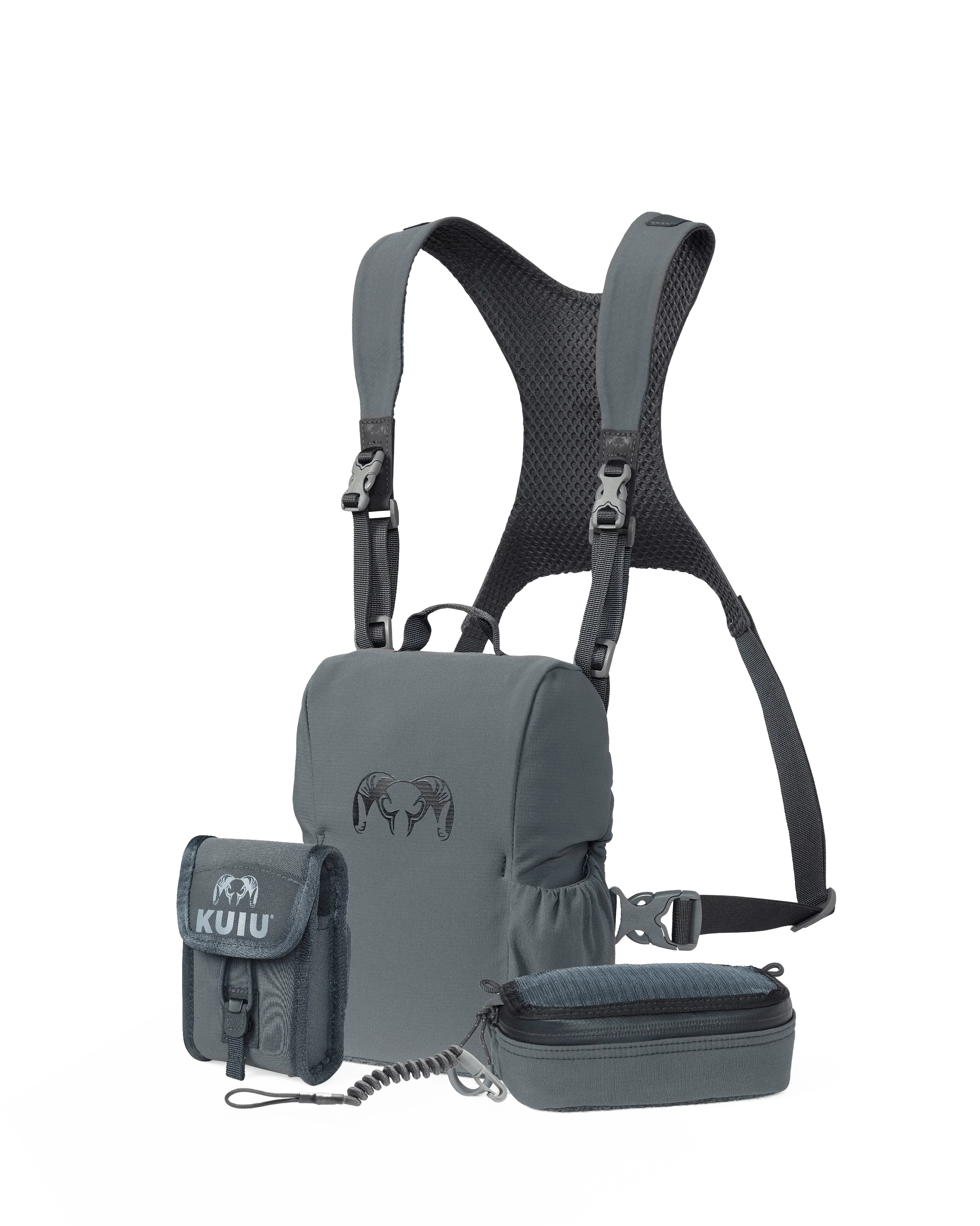 PRO Bino Rangefinder Set | Steel Grey