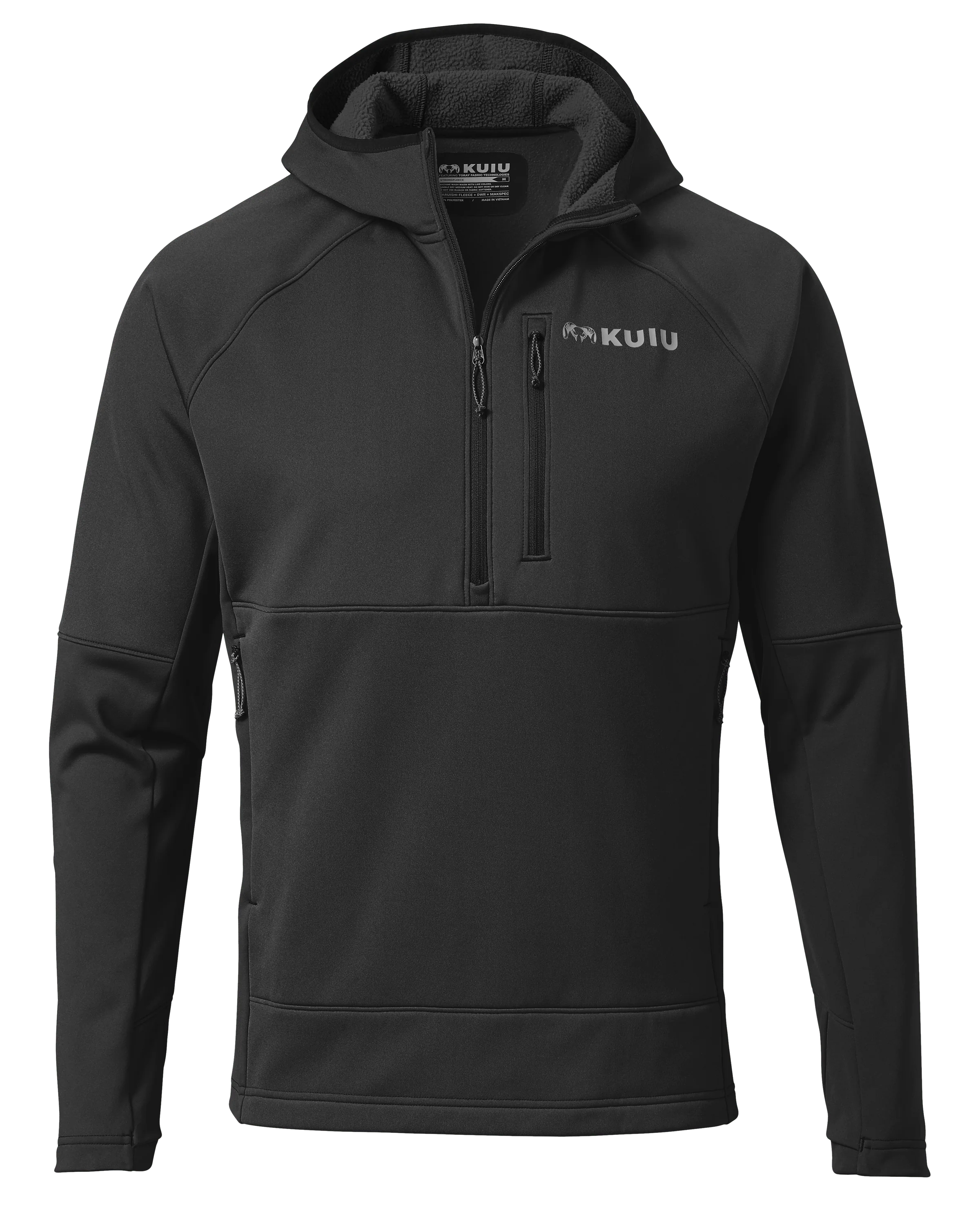 StrongFleece 235 Zip-T Hoodie | Black