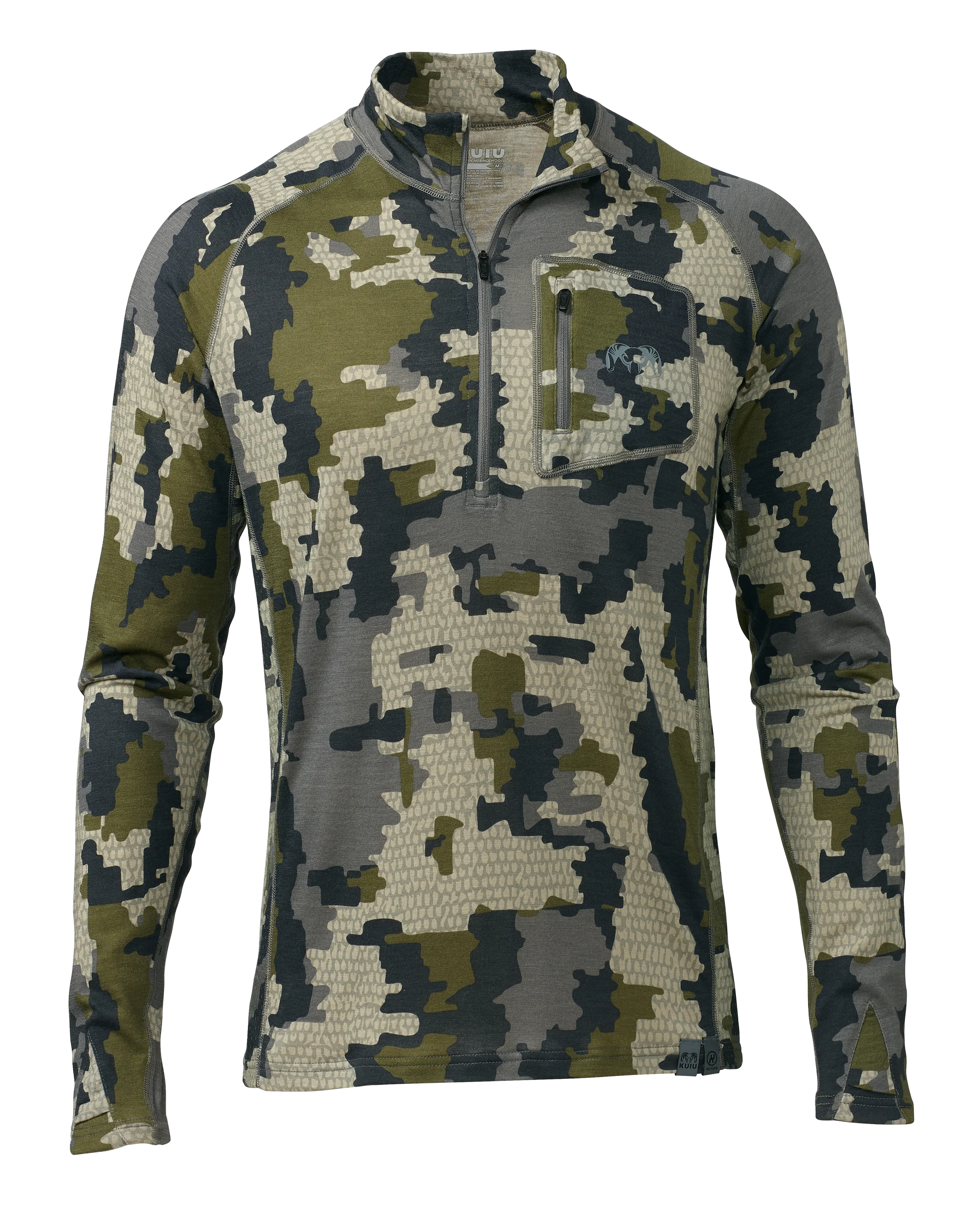 ULTRA Merino 145 Zip-T Hunting Shirt | Verde
