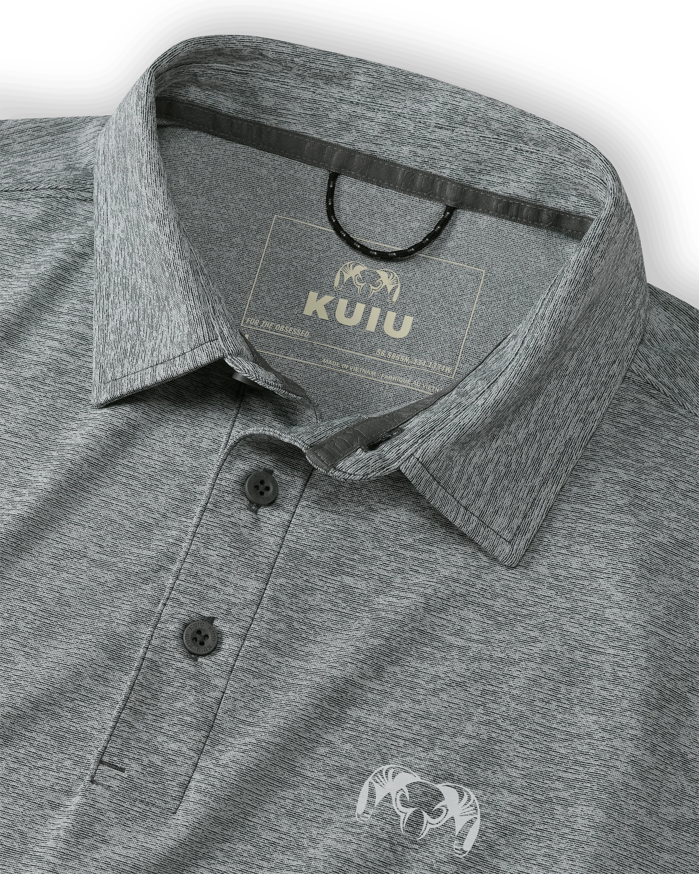 KUIU Performance Polo | Heather Storm