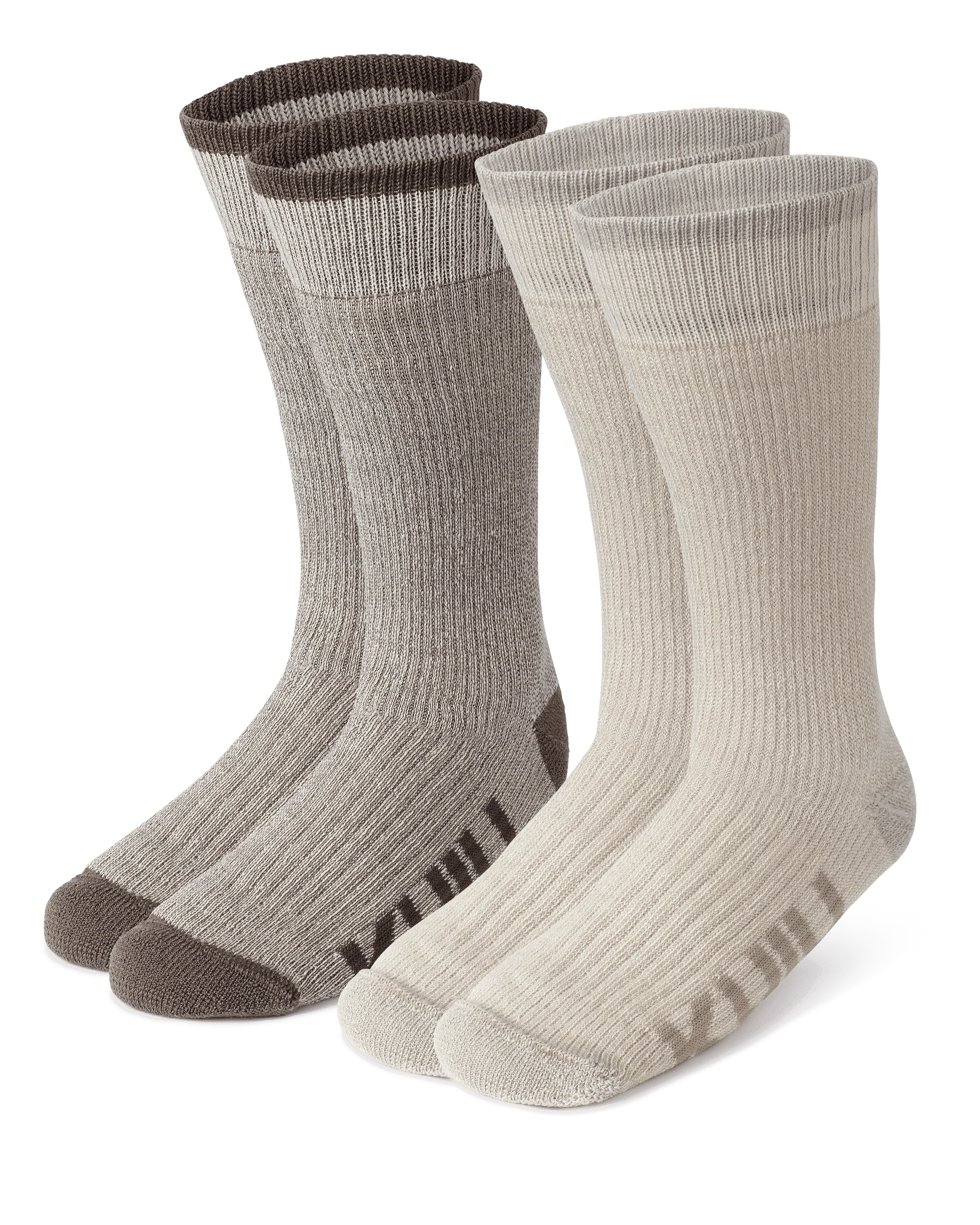 Merino Wool Socks Gift Set | Brown-Khaki