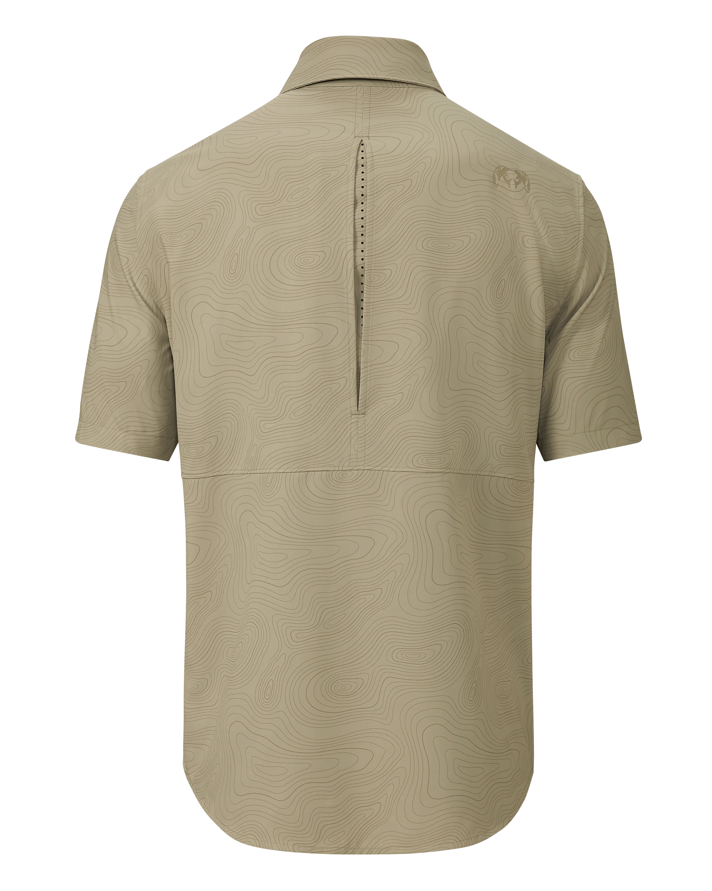 Mesa Vented SS Snap Shirt | Bone Topo Print