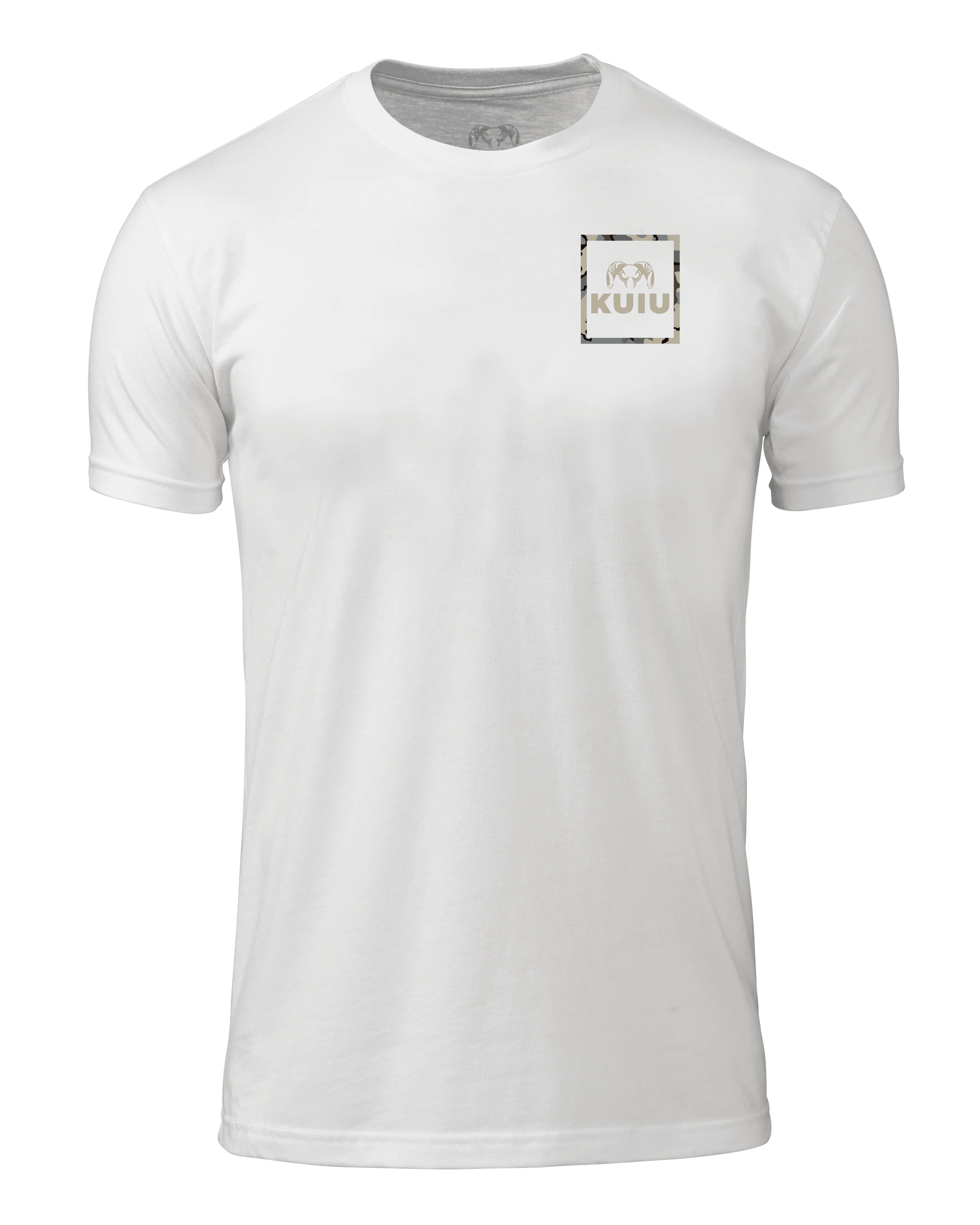 Vertical Vias Flag T-Shirt | White