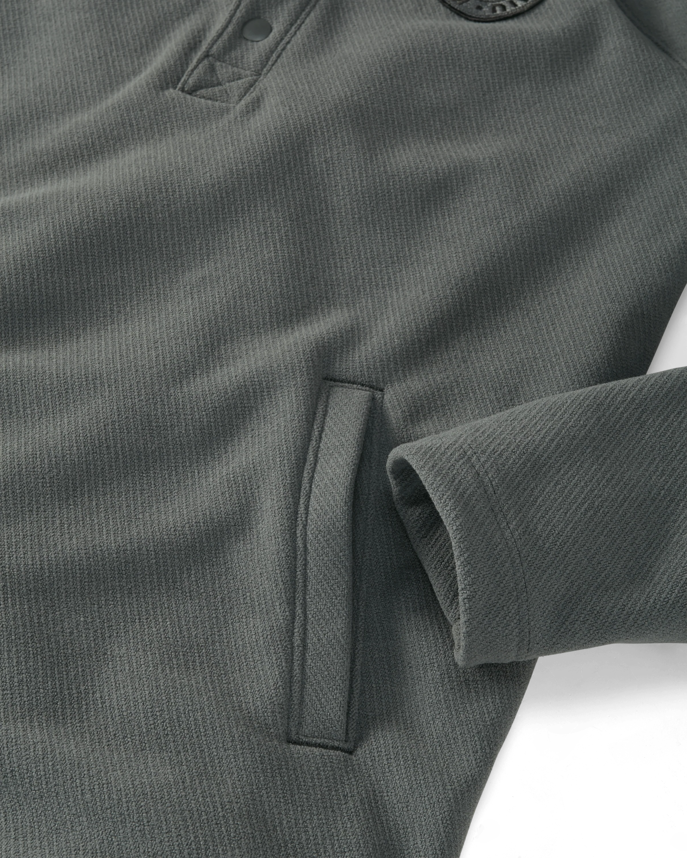 Women's Cascade Twill Fleece Pullover | Gunmetal